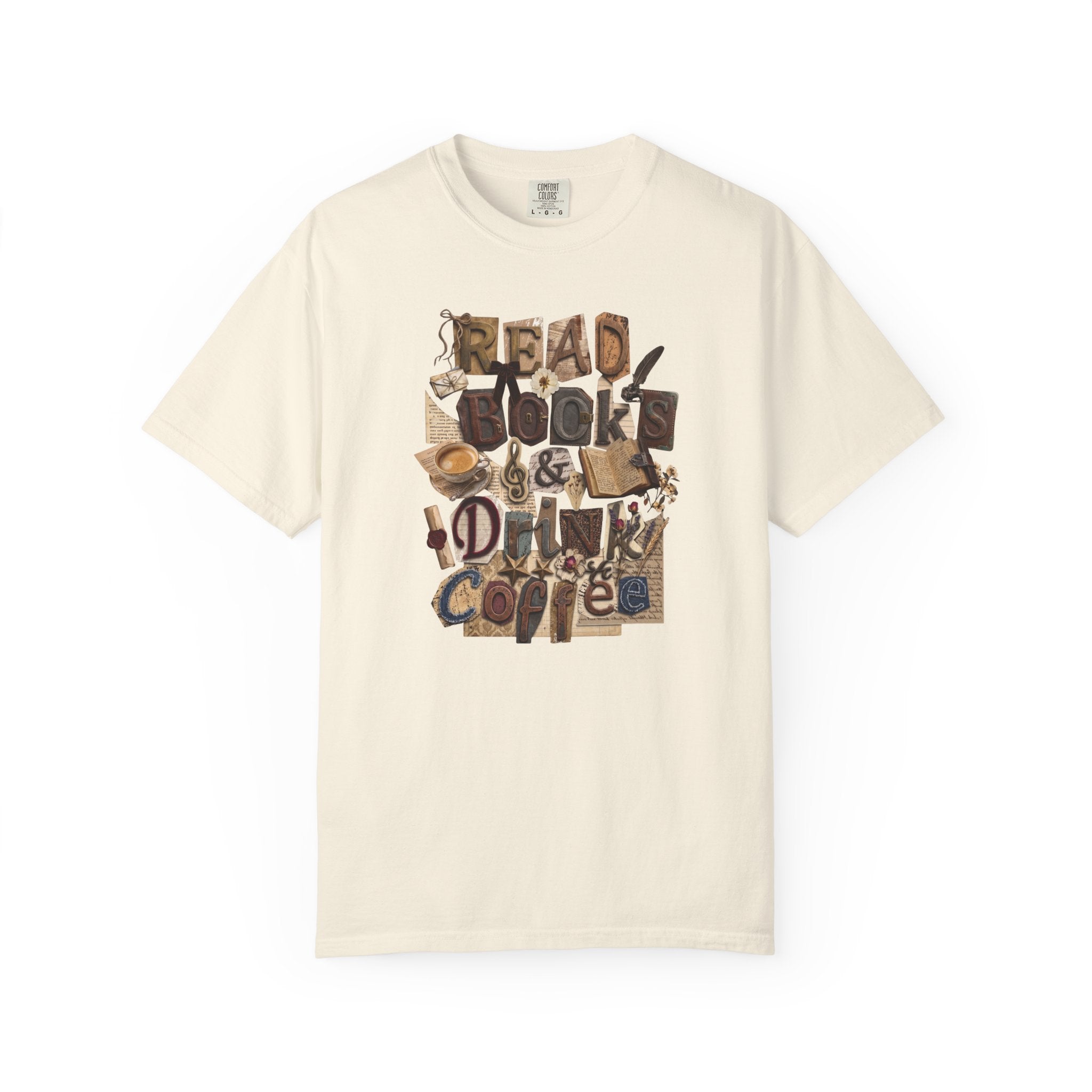 Read Books Drink Coffee T-Shirt | Book Lover Shirt | Coffee Lover Gift | Reader Tee | Bibliophile Shirt | Cozy Reading Aesthetic