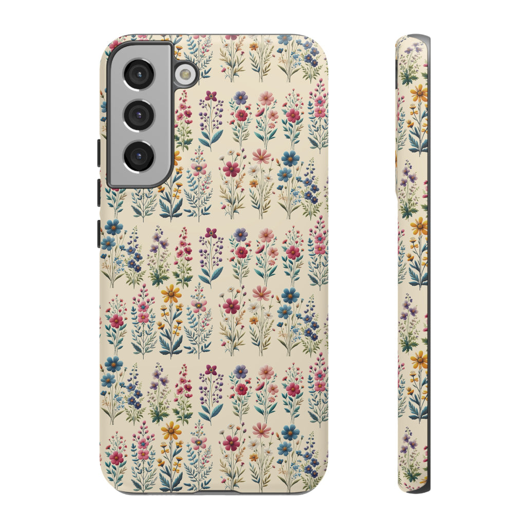 Best Beautiful Wildflower Phone Case Floral Design for iPhone, Galaxy, and Google Durable Protection Gift for Her Case iPhone 15, Samsung iPhone Gift for Her