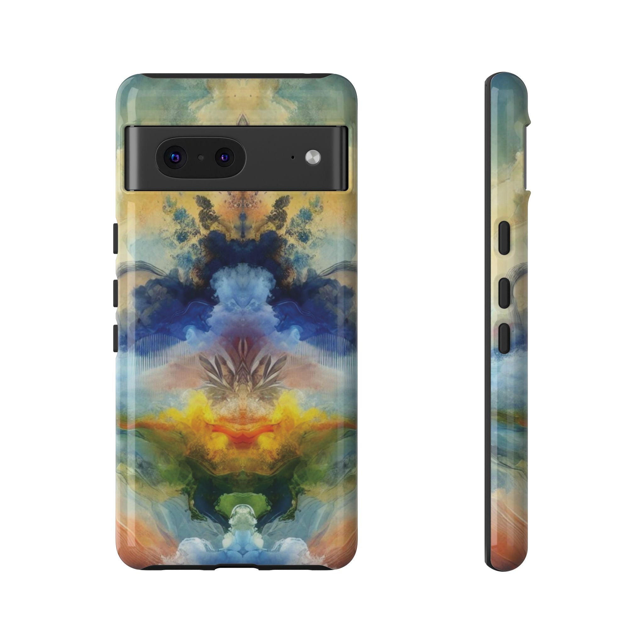 Modern Watercolor Abstract Phone Case Compatible with iPhone, Samsung & More - Stylish, Durable Protection with Vibrant Artistic Design Perfect Gift for Her