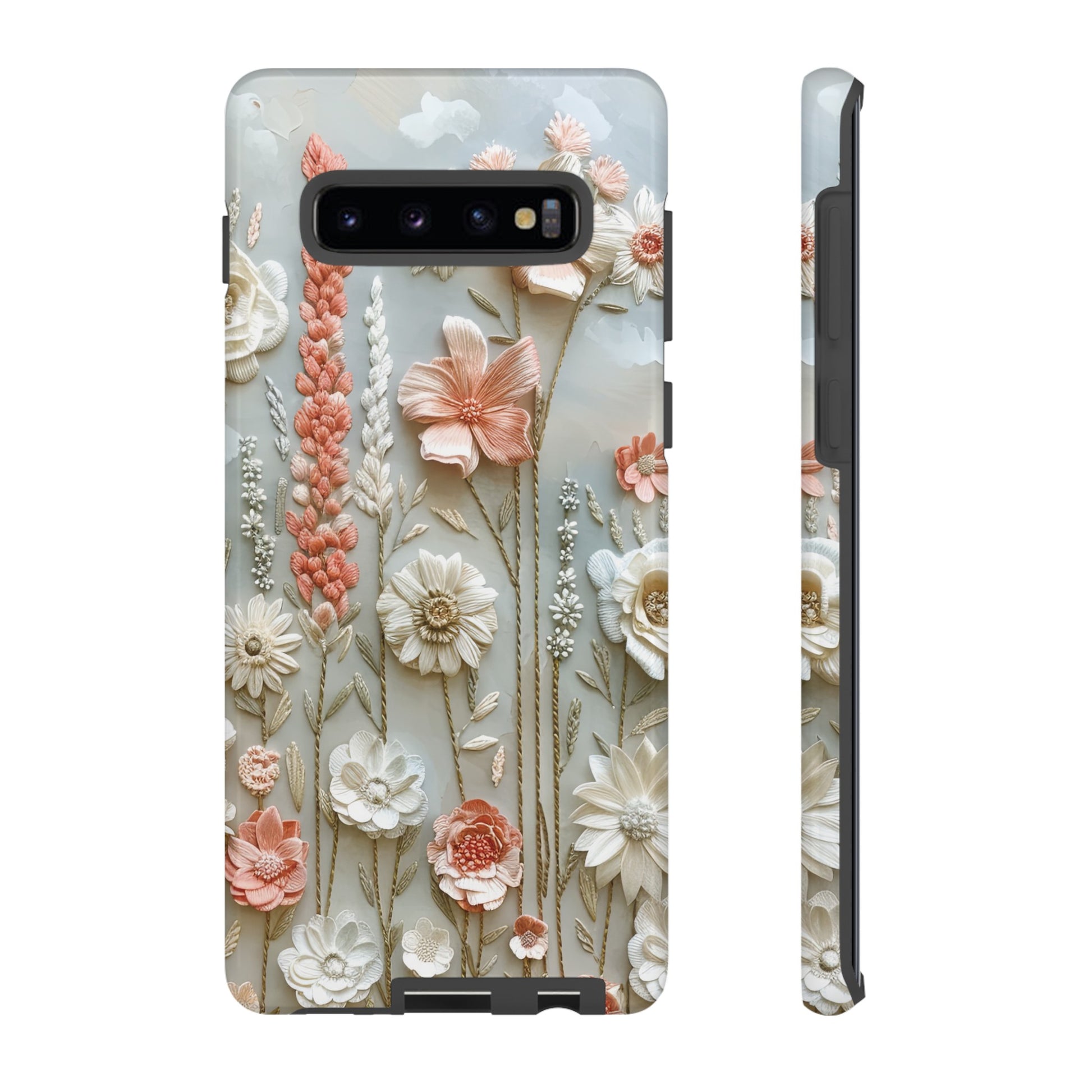 Pastel Wildflowers Protective Phone Case Gift for Her Phone 15, Samsung iPhone Samsung Gift for Her Case iPhone 15, Samsung iPhone Samsung Accessory Gift for Her