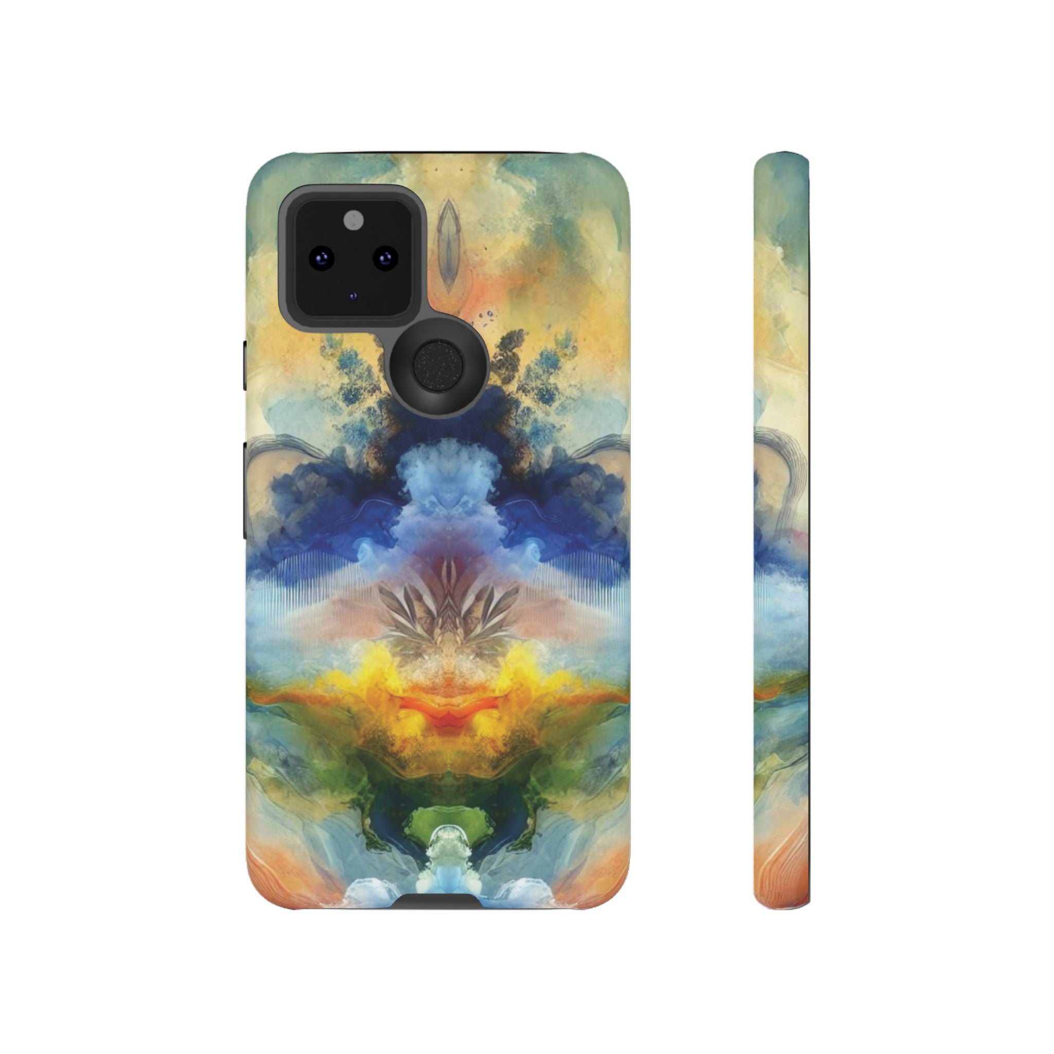 Modern Watercolor Abstract Phone Case Compatible with iPhone, Samsung & More - Stylish, Durable Protection with Vibrant Artistic Design Perfect Gift for Her