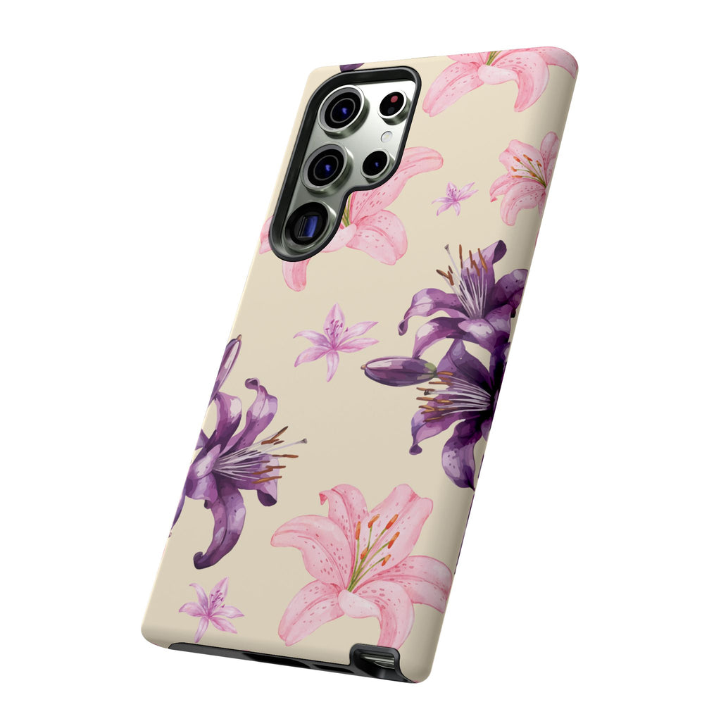 Blooming Tiger Lily Phone Case - Compatible with iPhone, Samsung, and Pixel | Stylish Protective Cover Gift for Her Perfect for Floral Lover