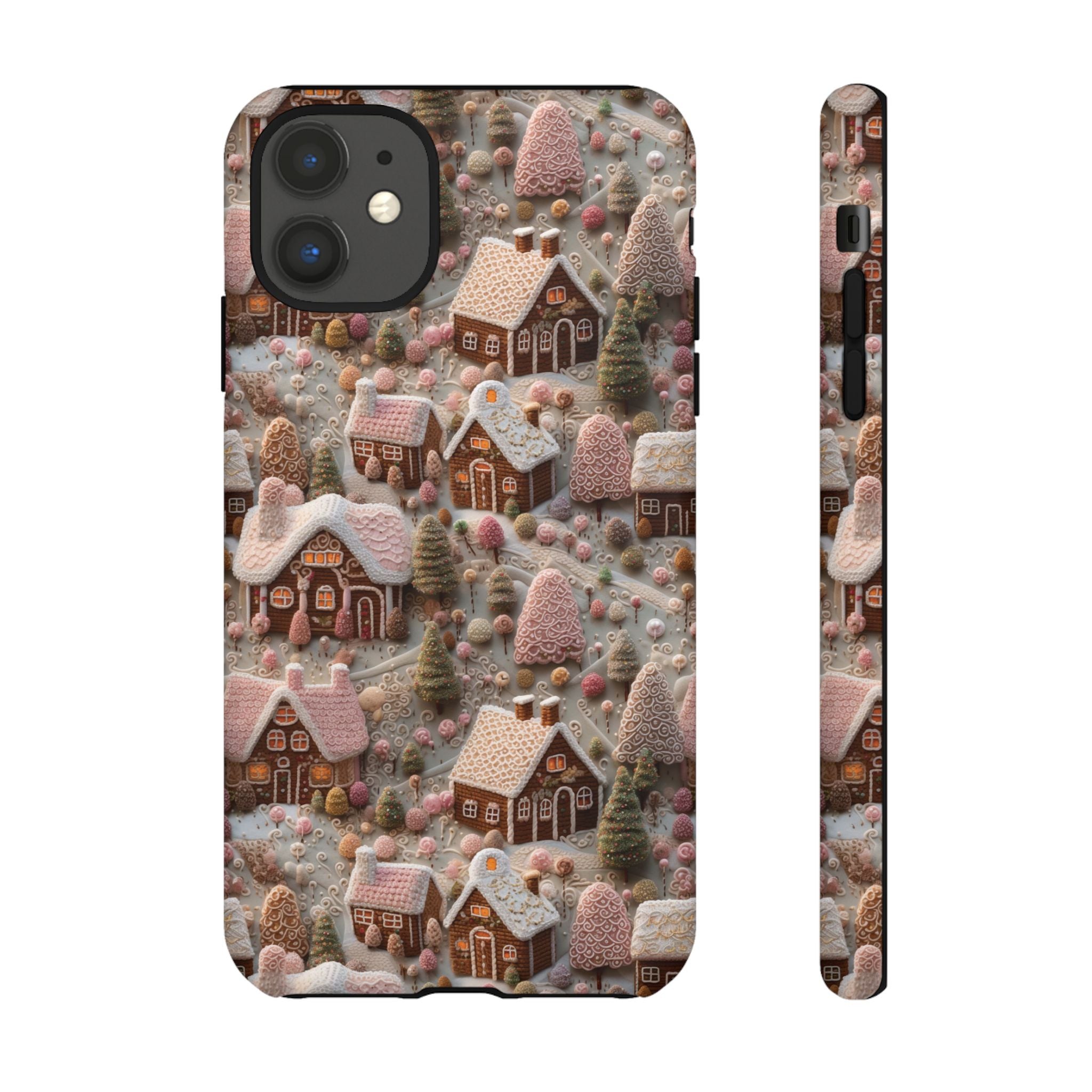 Gingerbread House 3D Phone Case Durable for iPhone Samsung Gift iPhone 15, 14, 13 Samsung Pixel Gift for Mom Accessory Gift for Her