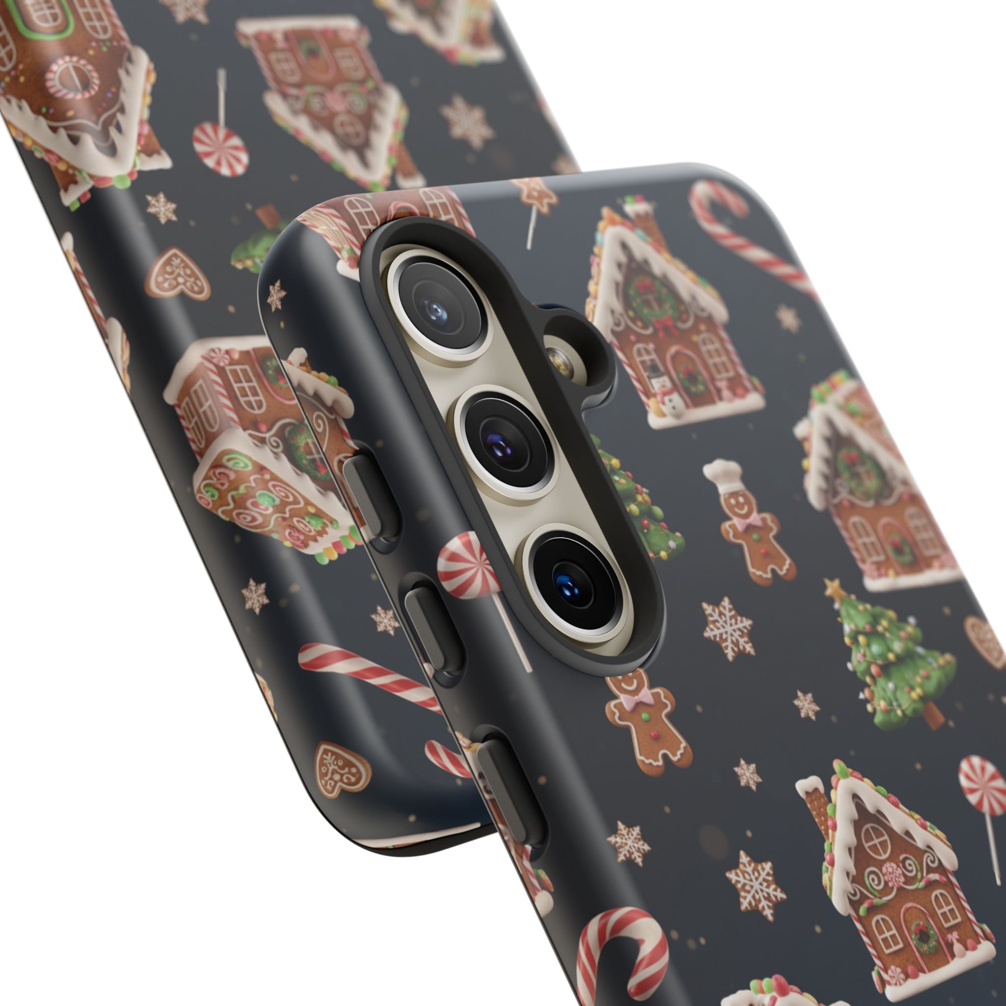 3D Gingerbread House Christmas Phone Case | Premium Holiday Gift Cover for iPhone 17, iPhone, and Samsung Galaxy Gift for Her or Him