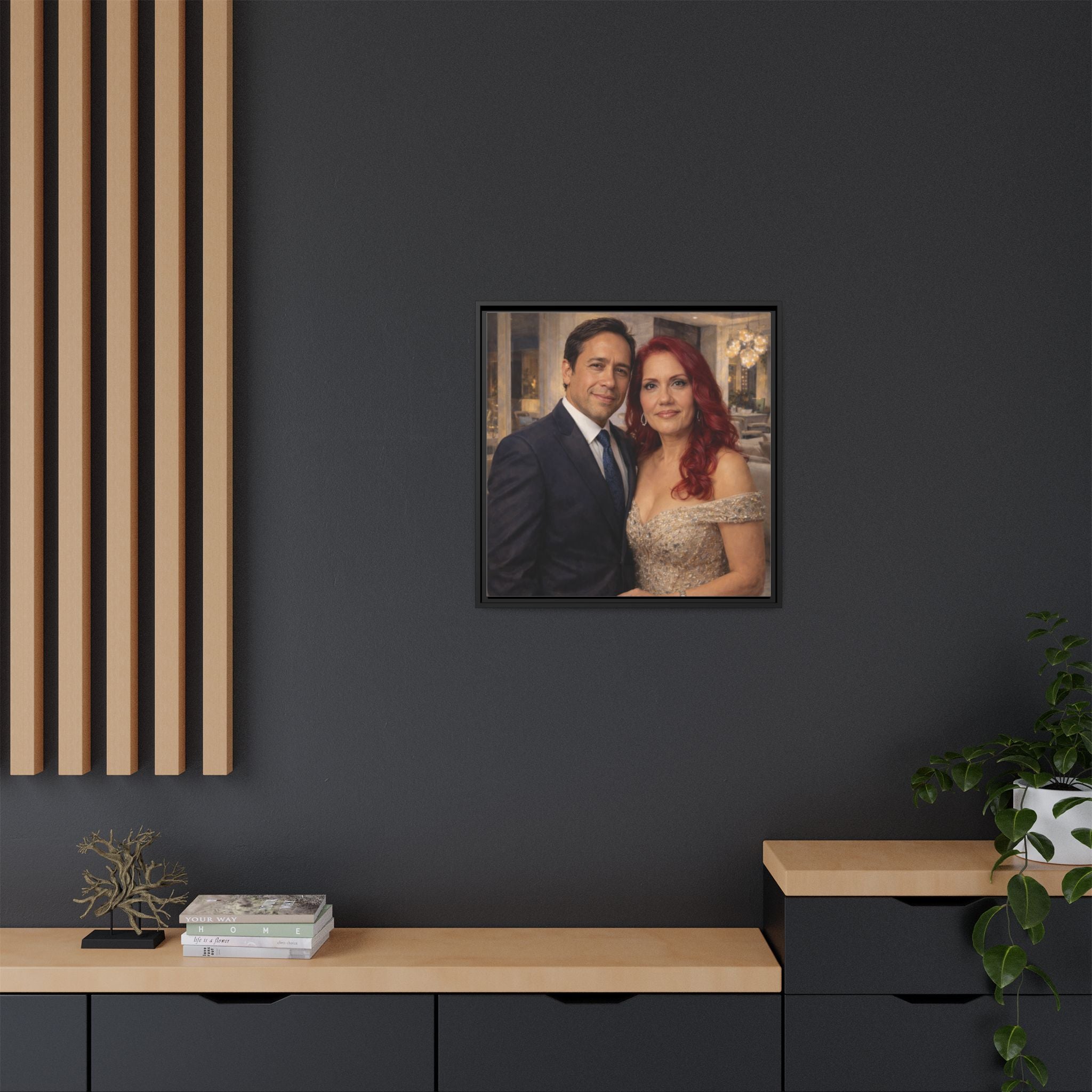 Custom Oil Painting Illusion Canvas – Luxury Portrait Art