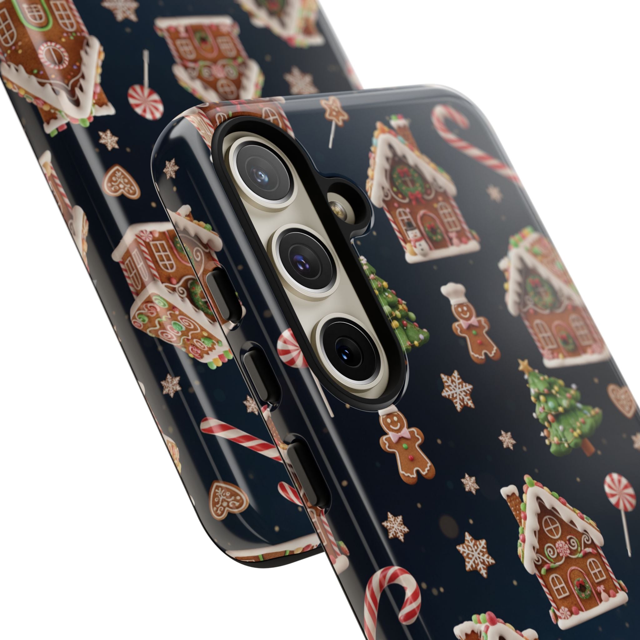 3D Gingerbread House Christmas Phone Case | Premium Holiday Gift Cover for iPhone 17, iPhone, and Samsung Galaxy Gift for Her or Him