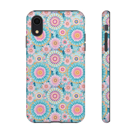 Boho Modern Watercolor Abstract Phone Case Compatible with iPhone, Samsung & More - Stylish, Durable Protection with Vibrant Artistic Design Perfect Gift for Her