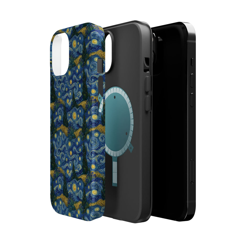 Van Gogh Illusion Magnetic Phone Case — Elegant Impact‑Resistant Art Lover Design