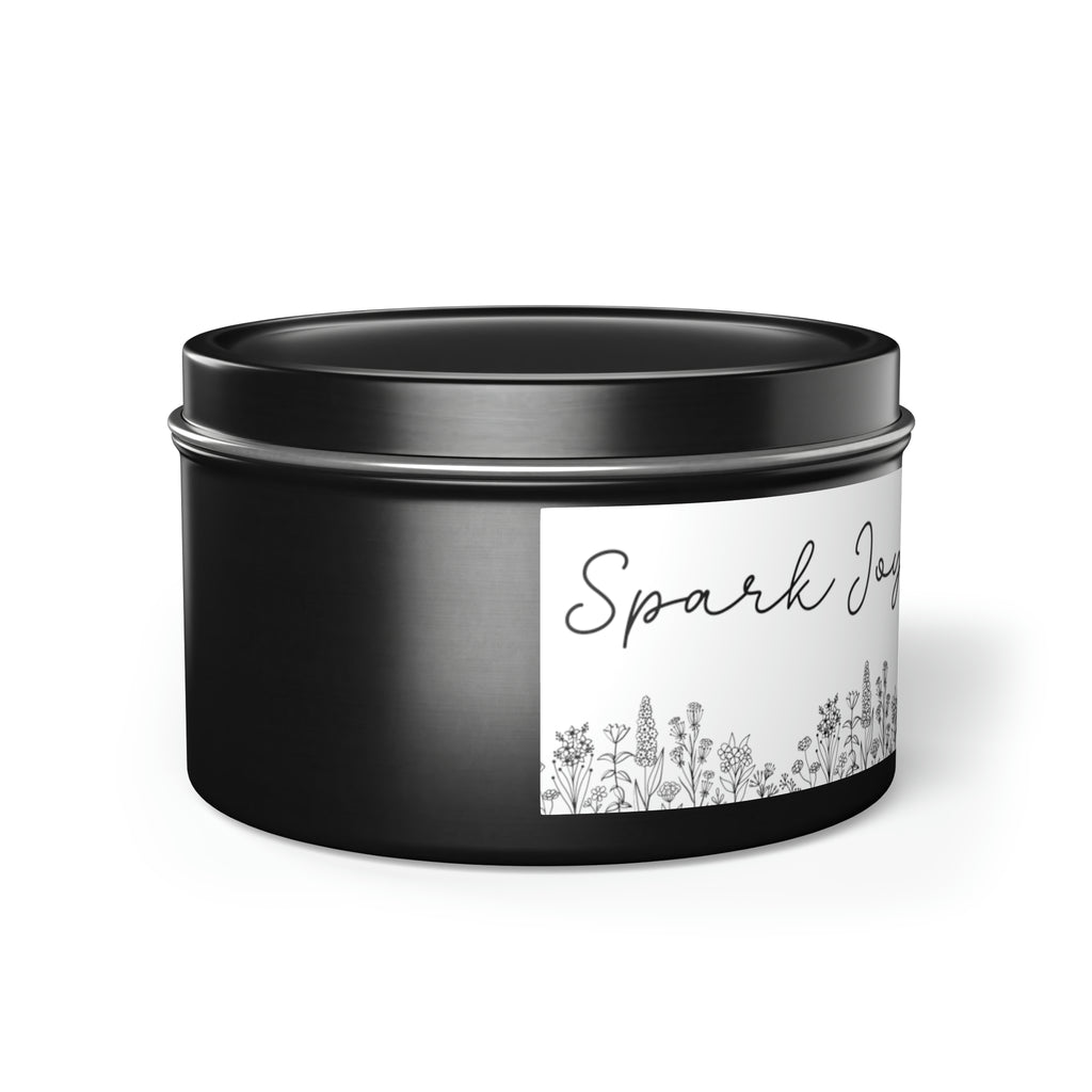 New House Bloom & Glow Elegant Floral Aromas in 4oz/8oz Tin Candles Essence of Nature Collection Unveil Serenity Romance with Exquisite Botanical Scents. Pure Harmony & Grace..