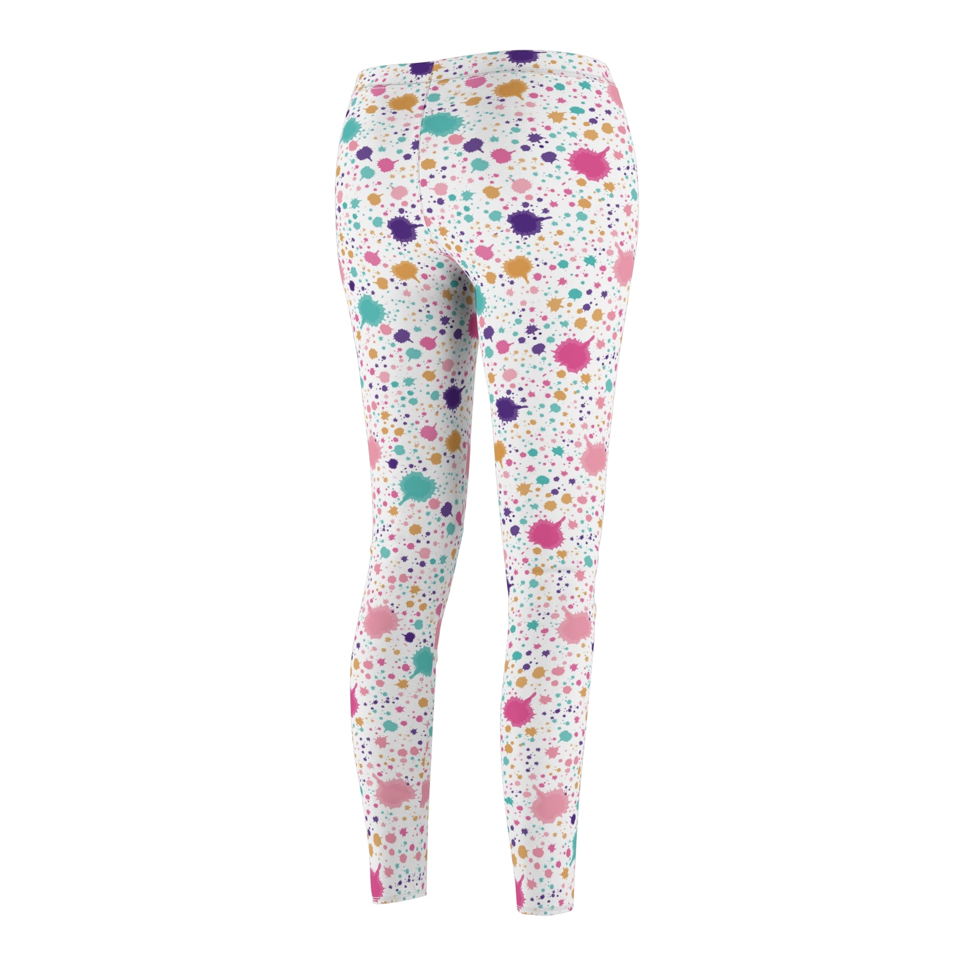 Pastel Abstract Women's Casual Leggings Stylish, Comfortable High-Waisted Yoga Pants for Everyday Wear, Workout, and Lounge – Perfect Gift Idea for Her – Available in Plus Sizes - MRSBYVALLE