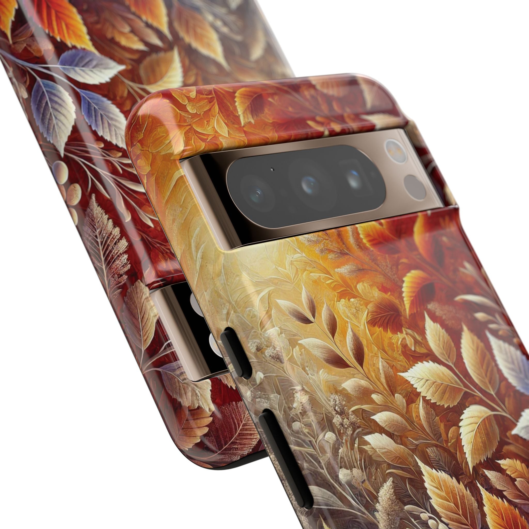 Beautiful Colorful Leaves Phone Case Vibrant Autumn Design for iPhone & Samsung, Durable Protection with Eye Catching Style, Perfect for Nature Lovers & Seasonal Charm Gift for Her