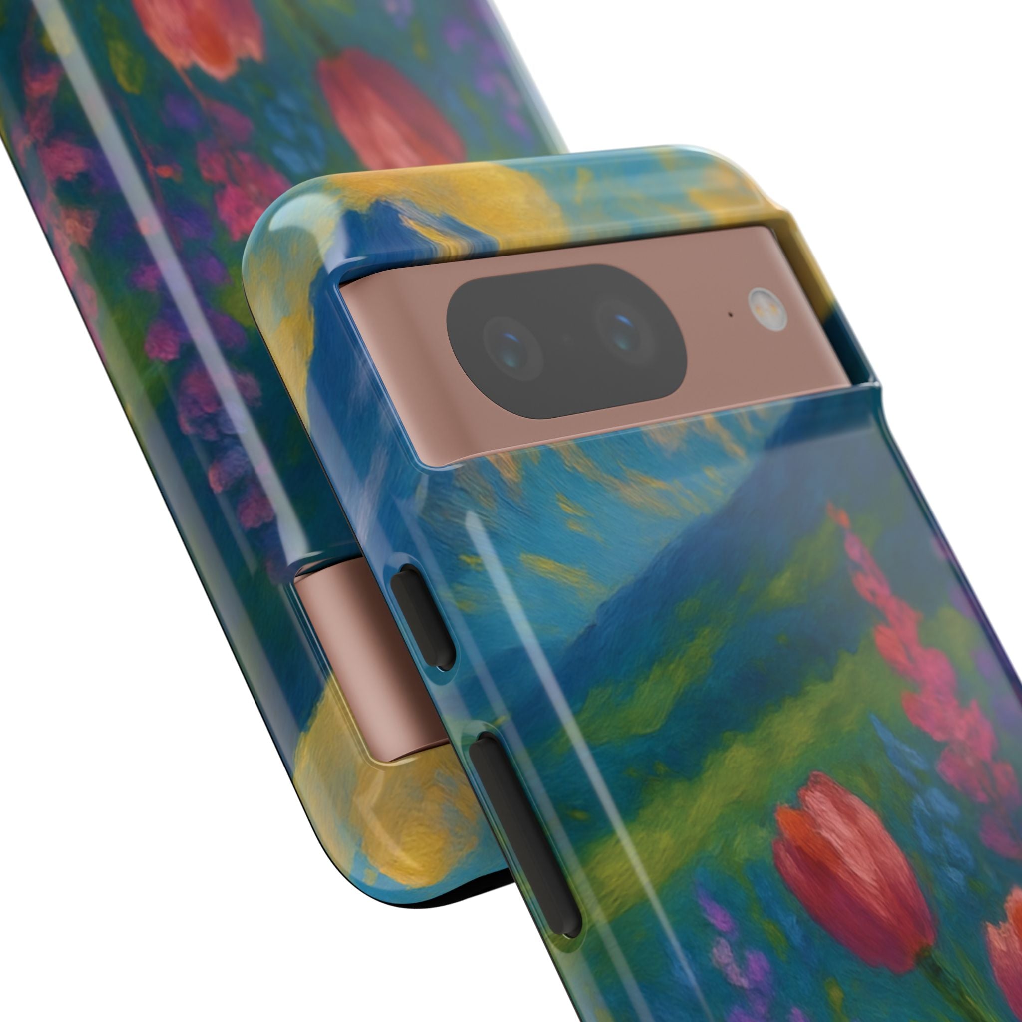 Mountains Wildflowers Phone Case | Vibrant Botanical Floral Design | Nature-Inspired Protective Cover for iPhone & Samsung | Trendy Aesthetic Gift Idea