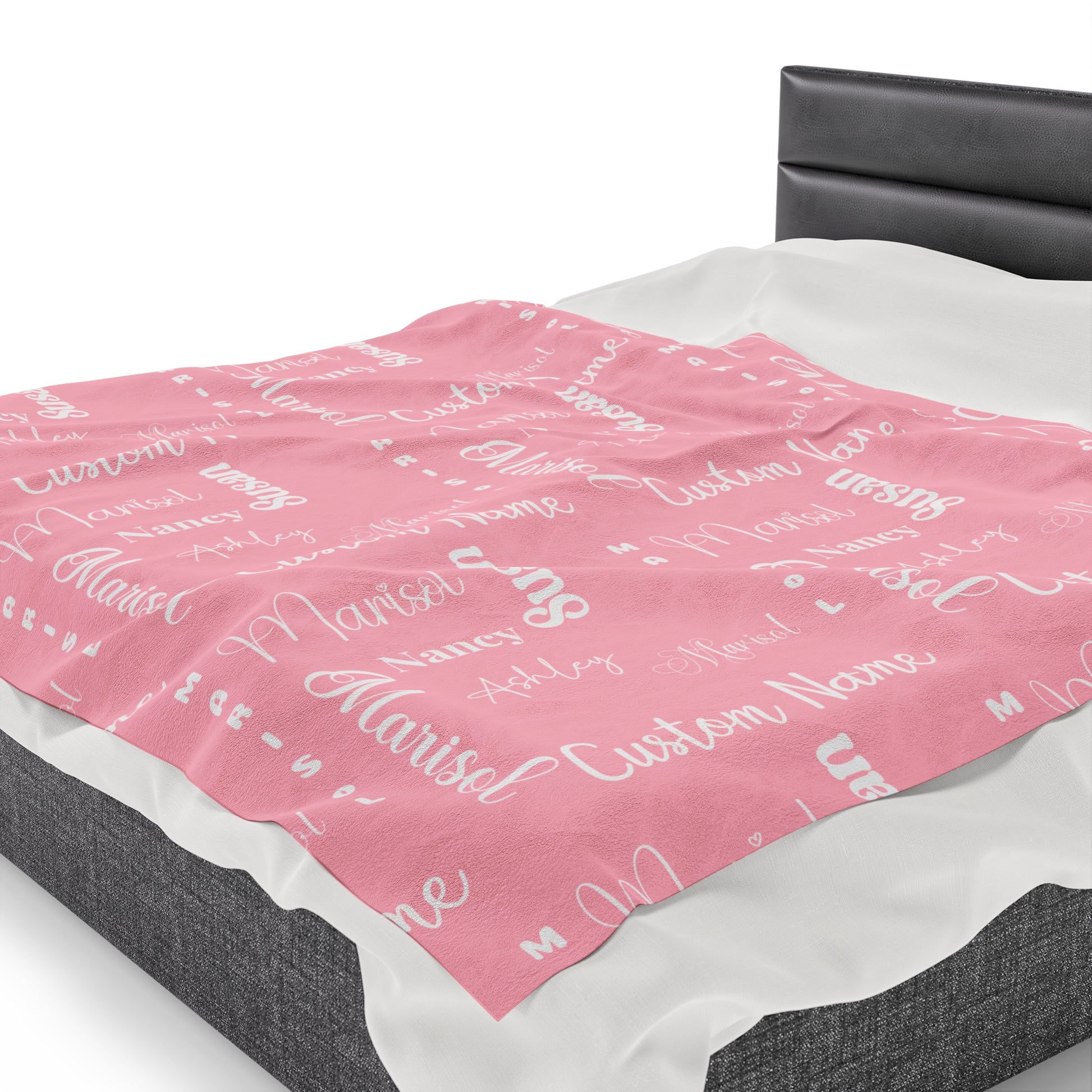 Best Velveteen Plush Blanket Personalized Throw Custom Name Design – Perfect Gift for Anyone – Ultra-Soft and Cozy Comfort Housewarming Gift Birthday - MRSBYVALLE