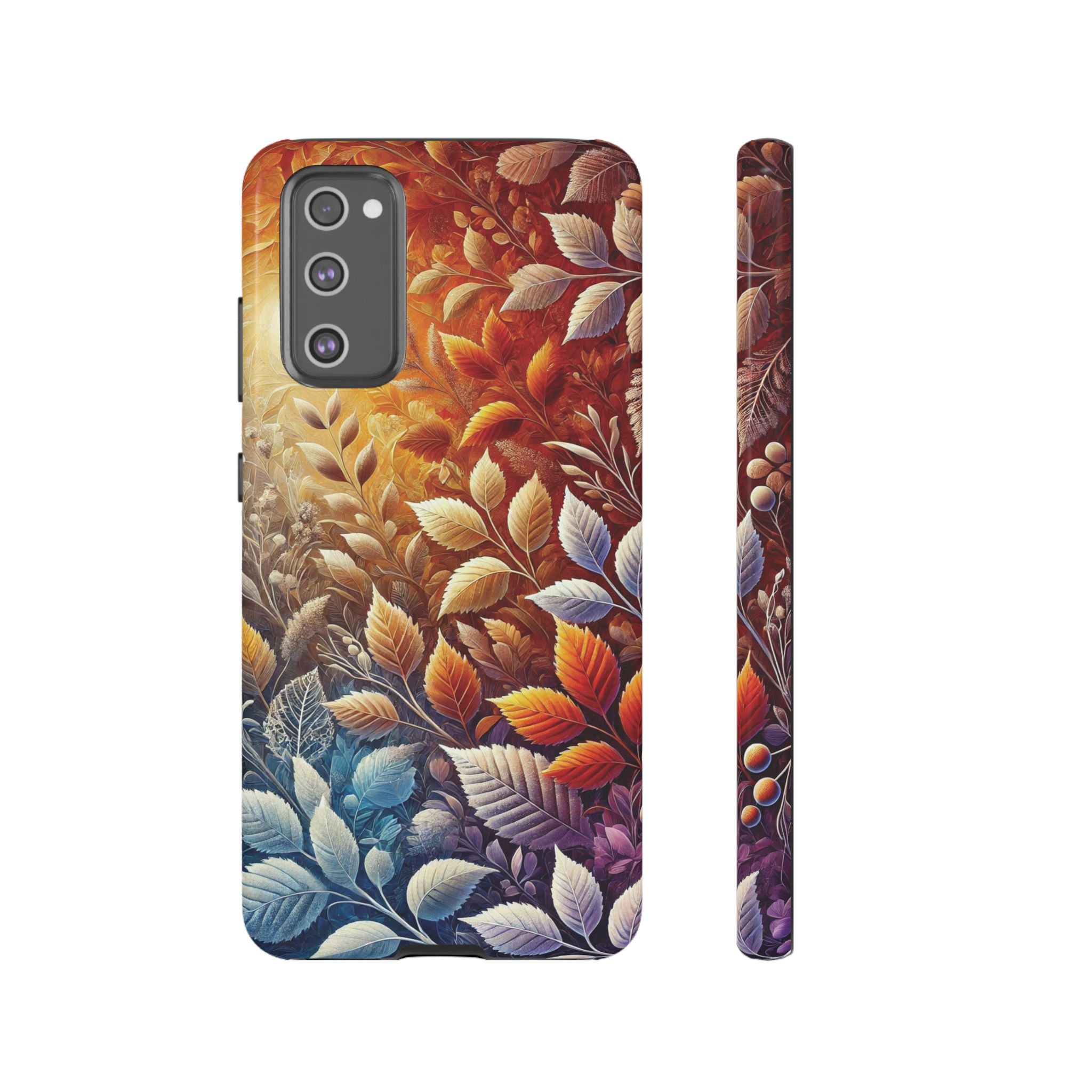 Beautiful Colorful Leaves Phone Case Vibrant Autumn Design for iPhone & Samsung, Durable Protection with Eye Catching Style, Perfect for Nature Lovers & Seasonal Charm Gift for Her
