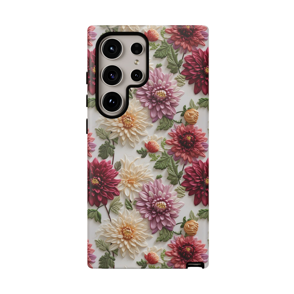 Floral Fall Phone Case for iPhone 16 pro15 14 13 12  21 23 Samsung, and Pixel | Stylish Protective Cover Gift for Her Perfect for Floral Lover