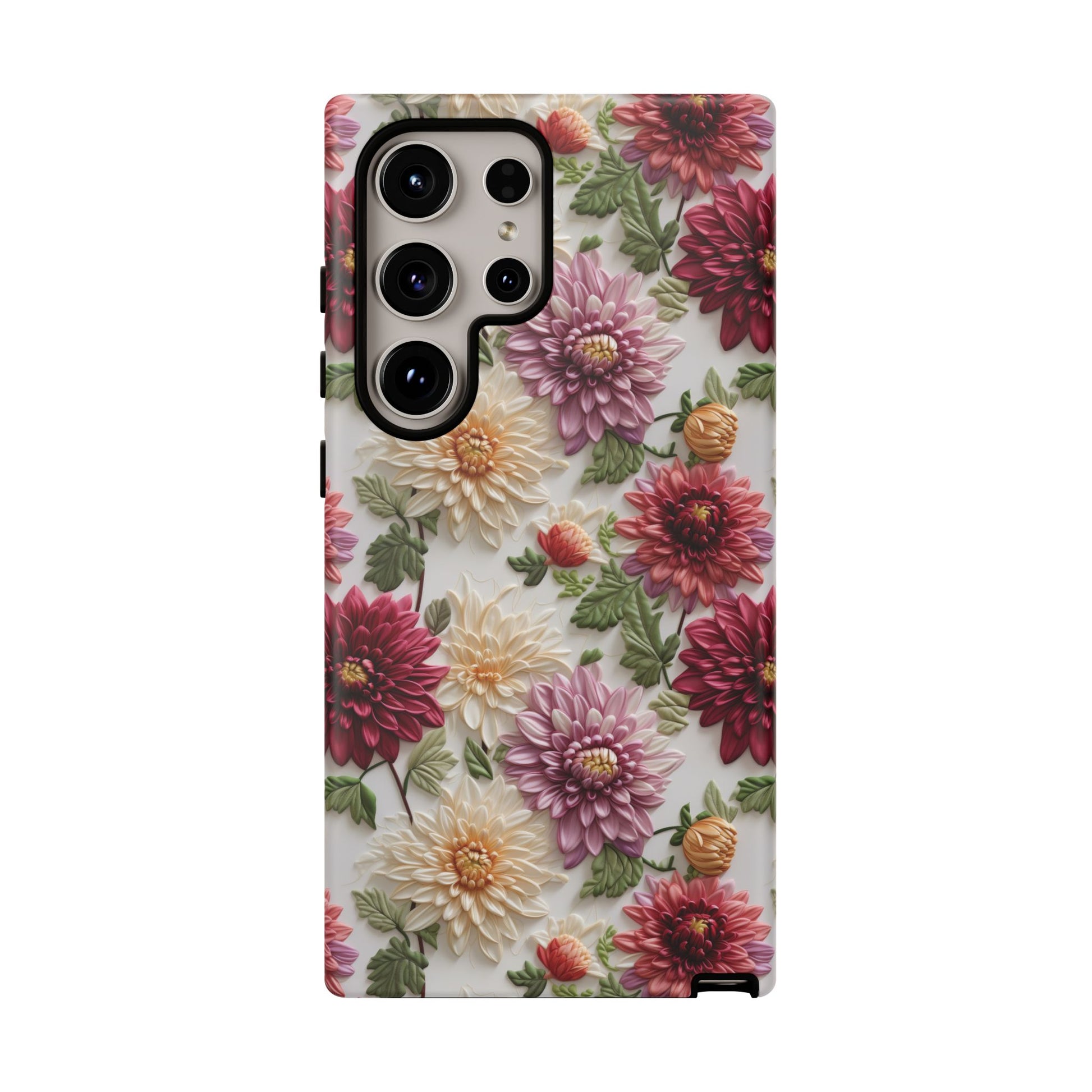 Floral Fall Phone Case for iPhone 16 pro15 14 13 12  21 23 Samsung, and Pixel | Stylish Protective Cover Gift for Her Perfect for Floral Lover