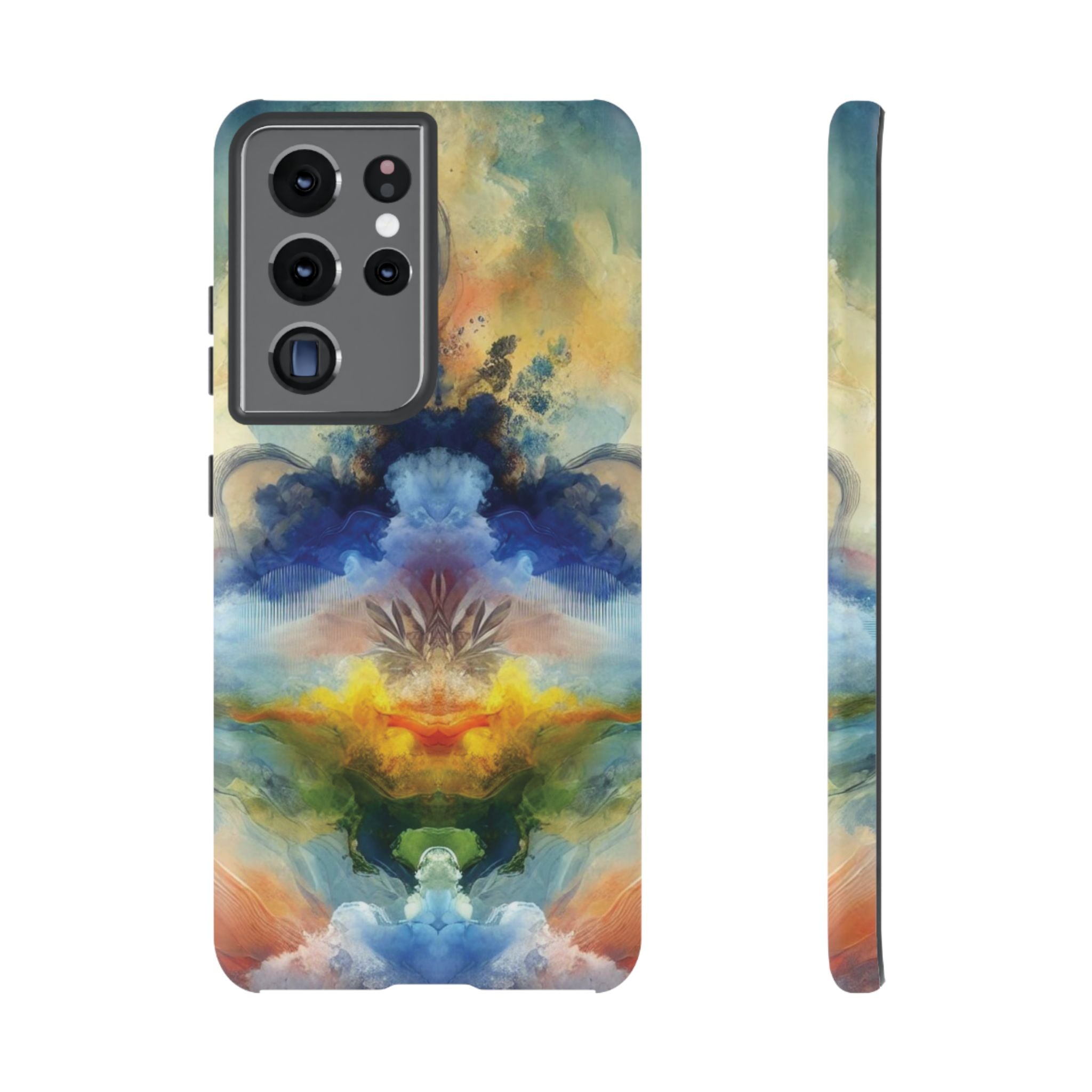 Modern Watercolor Abstract Phone Case Compatible with iPhone, Samsung & More - Stylish, Durable Protection with Vibrant Artistic Design Perfect Gift for Her