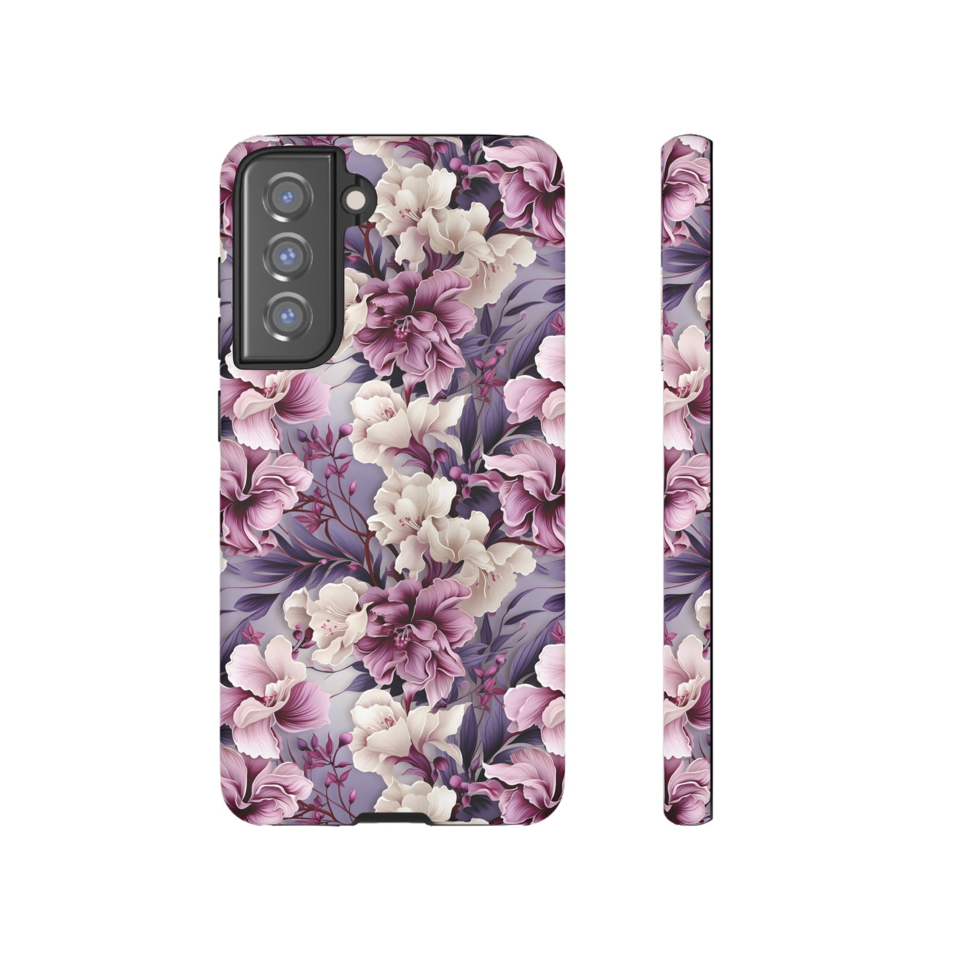 Lavender Flowers Protective Phone Case Gift for Her Phone 15, Samsung iPhone Samsung Gift for Her Case iPhone 15, Samsung