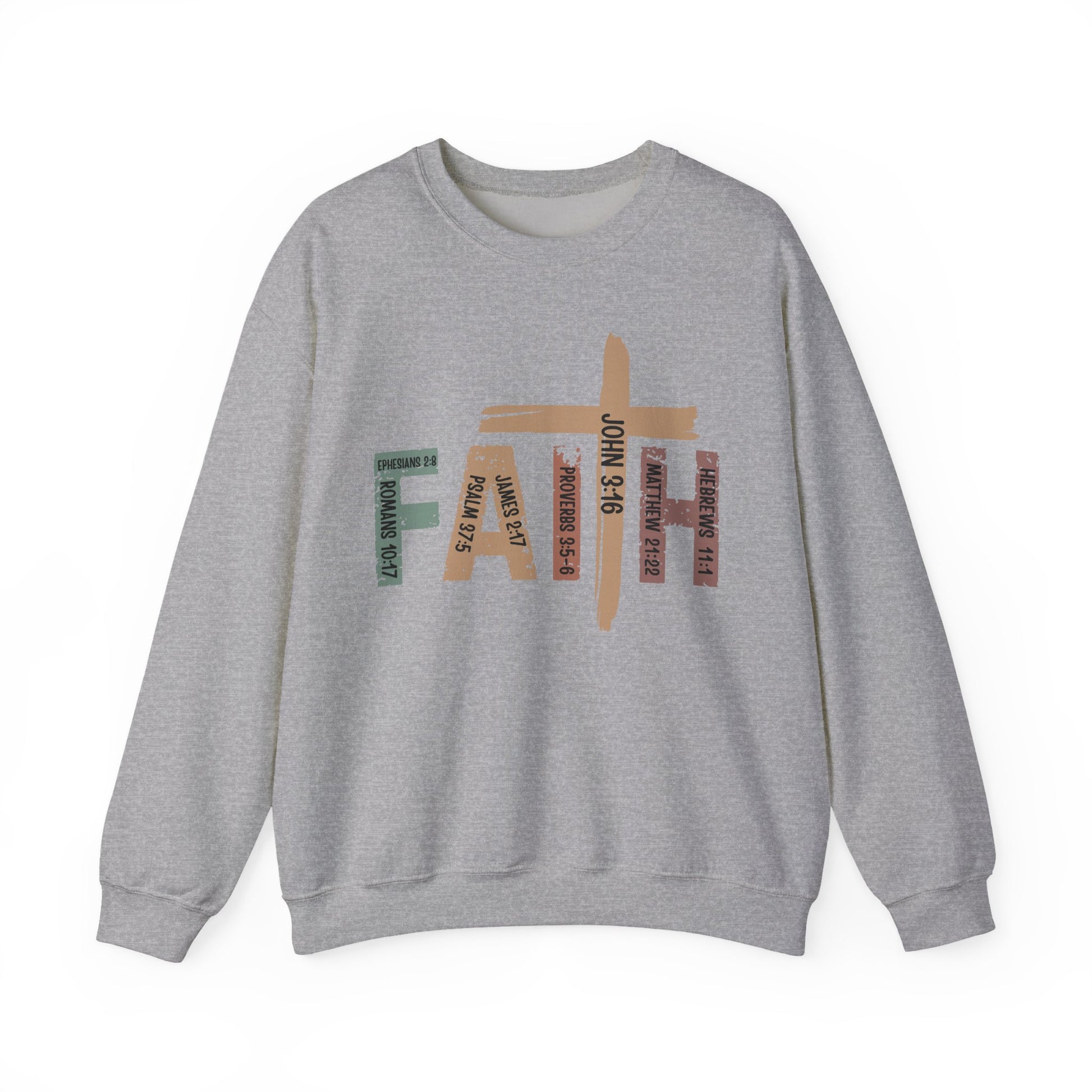 Walk by Faith Sweatshirt  Comfortable Christian Apparel, Perfect Gift Idea Perfect Gift for Christian