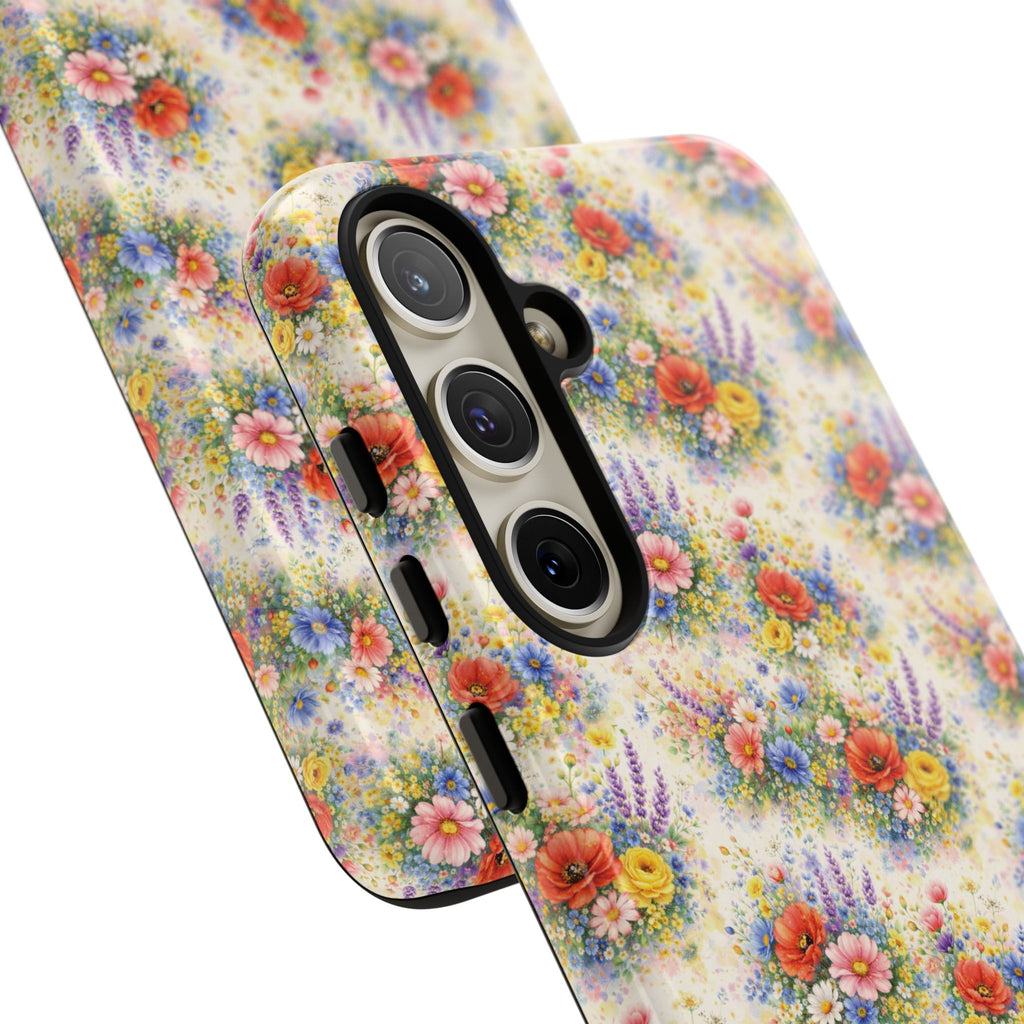 Watercolor Wildflowers Phone Case — Tough Cases