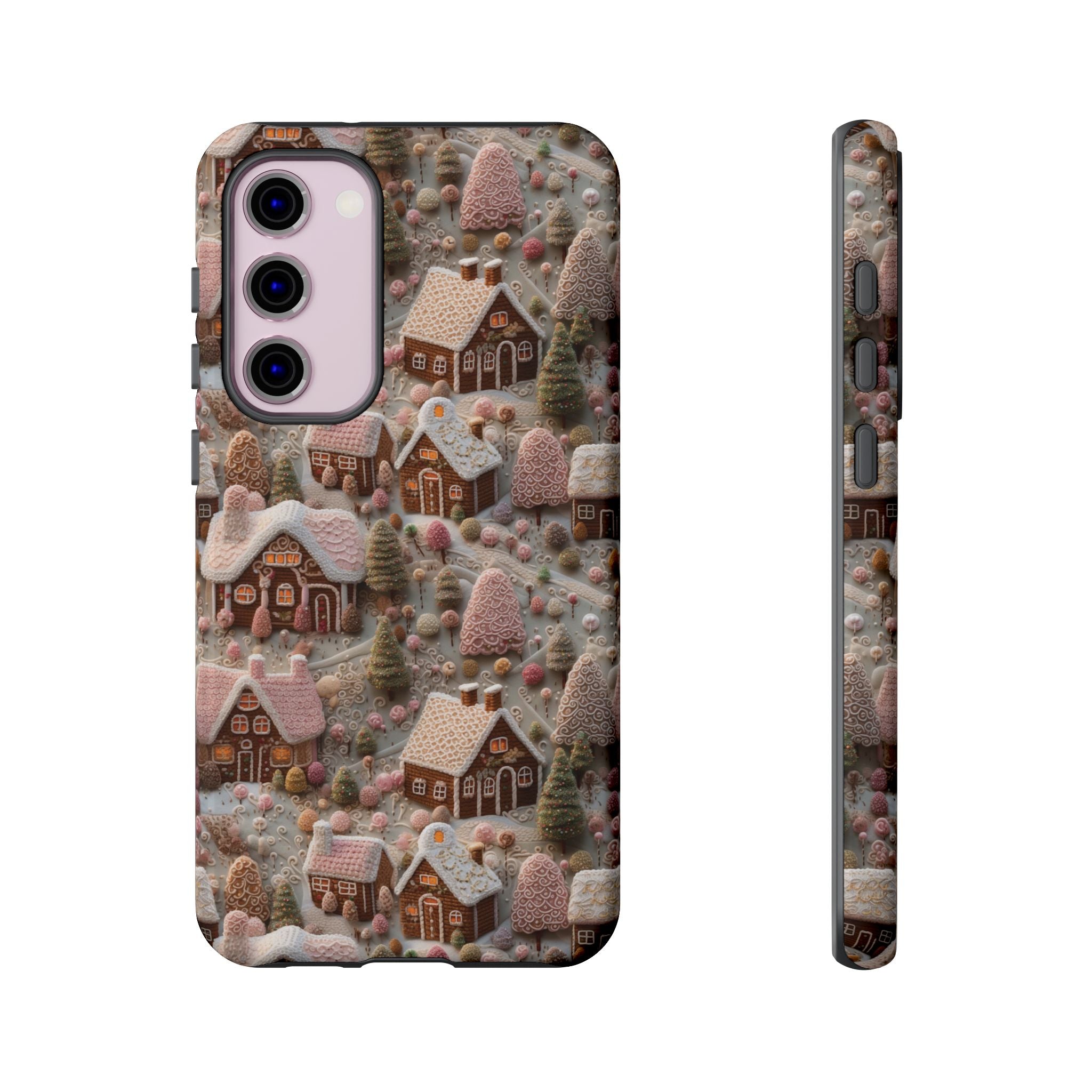 Gingerbread House 3D Phone Case Durable for iPhone Samsung Gift iPhone 15, 14, 13 Samsung Pixel Gift for Mom Accessory Gift for Her