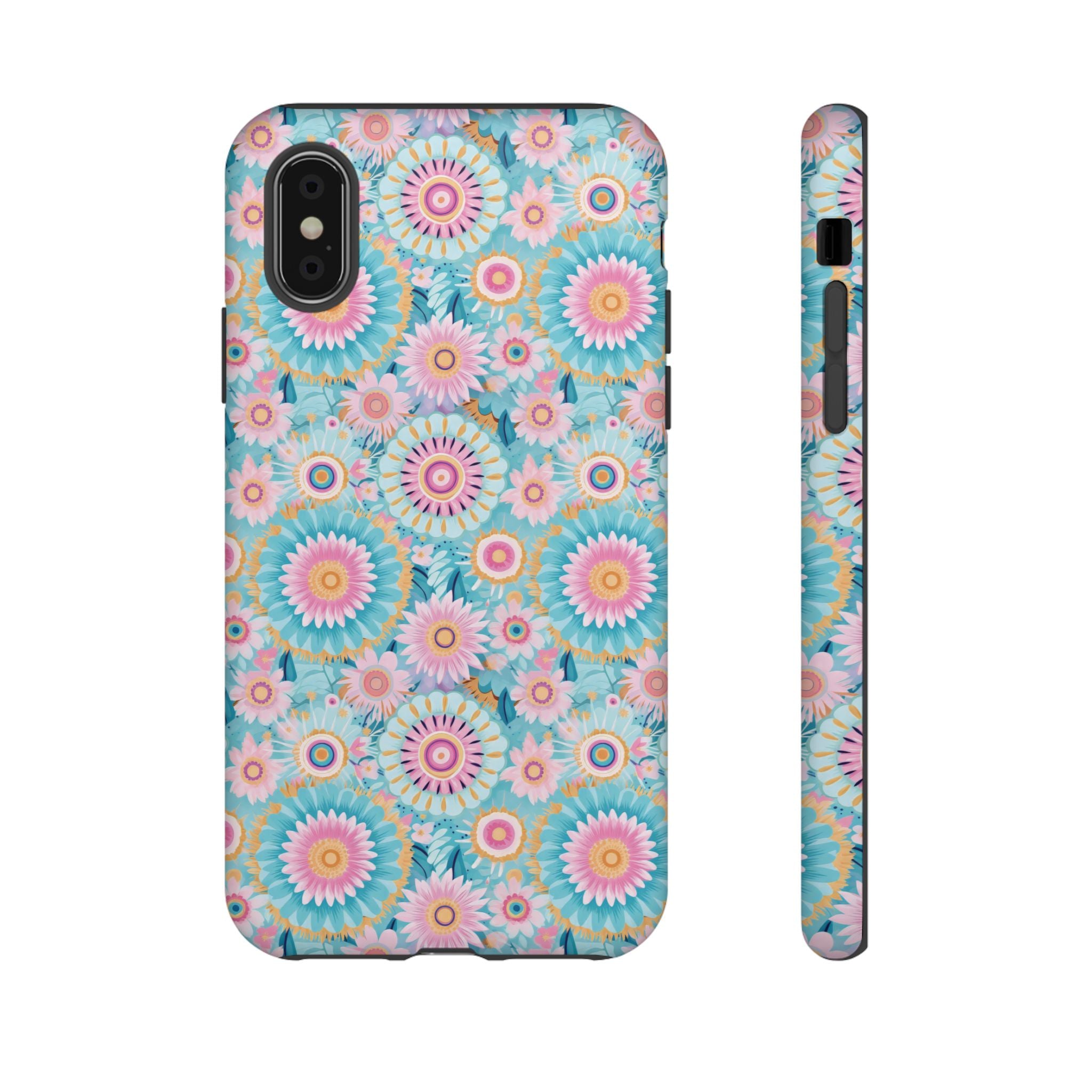 Boho Modern Watercolor Abstract Phone Case Compatible with iPhone, Samsung & More - Stylish, Durable Protection with Vibrant Artistic Design Perfect Gift for Her