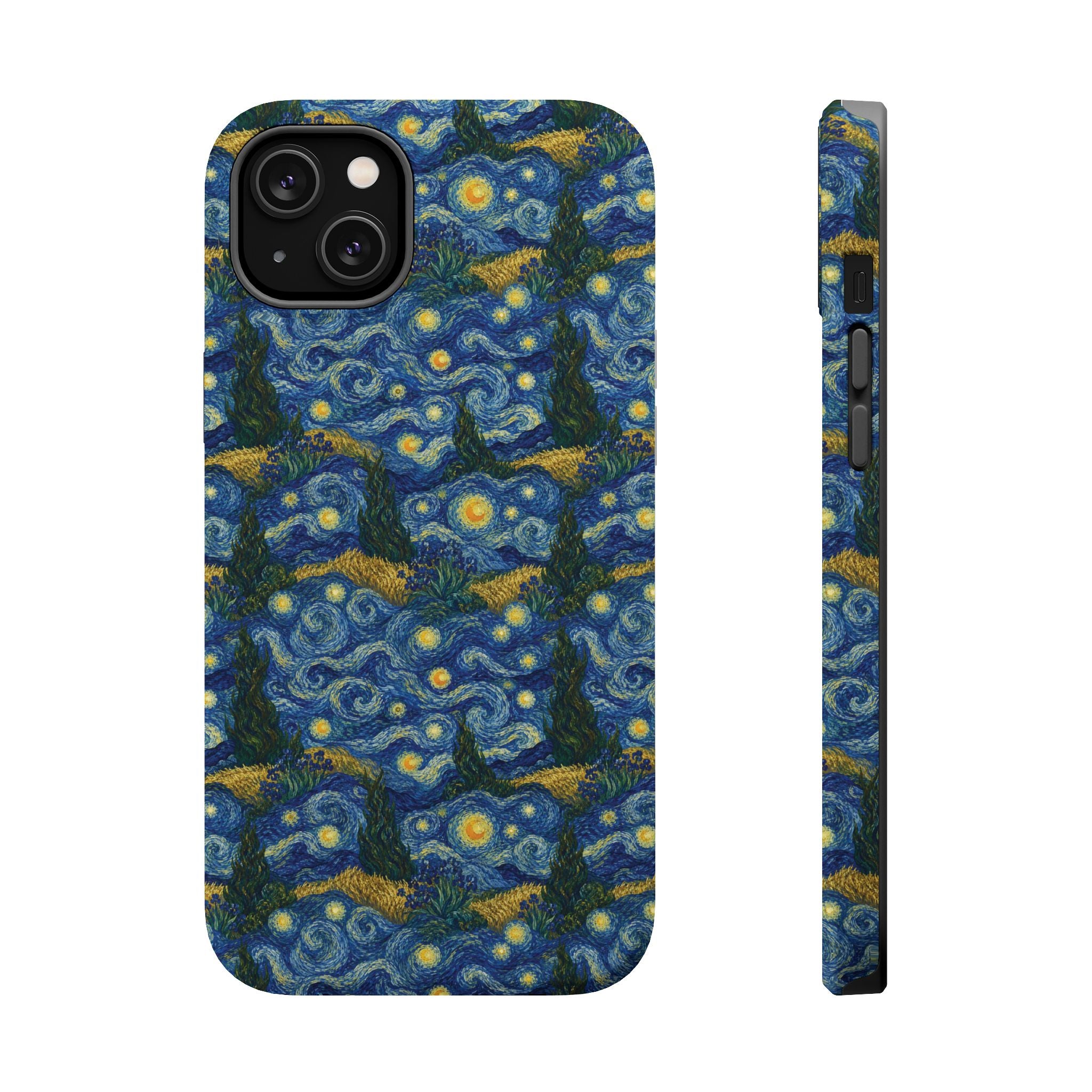 Coque de téléphone magnétique Van Gogh Illusion — Design élégant, résistant aux chocs, pour les amateurs d'art