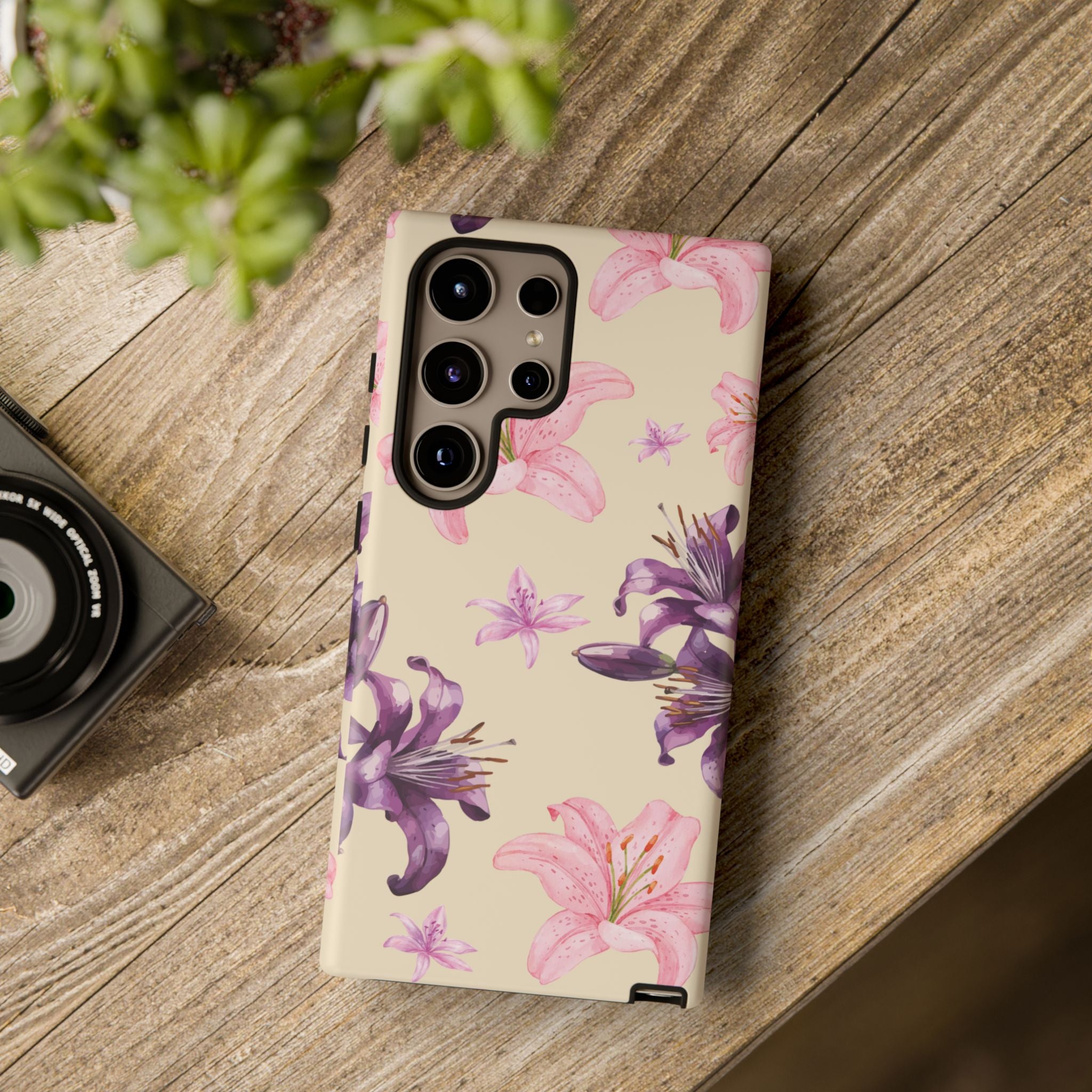 Blooming Tiger Lily Phone Case - Compatible with iPhone, Samsung, and Pixel | Stylish Protective Cover Gift for Her Perfect for Floral Lover