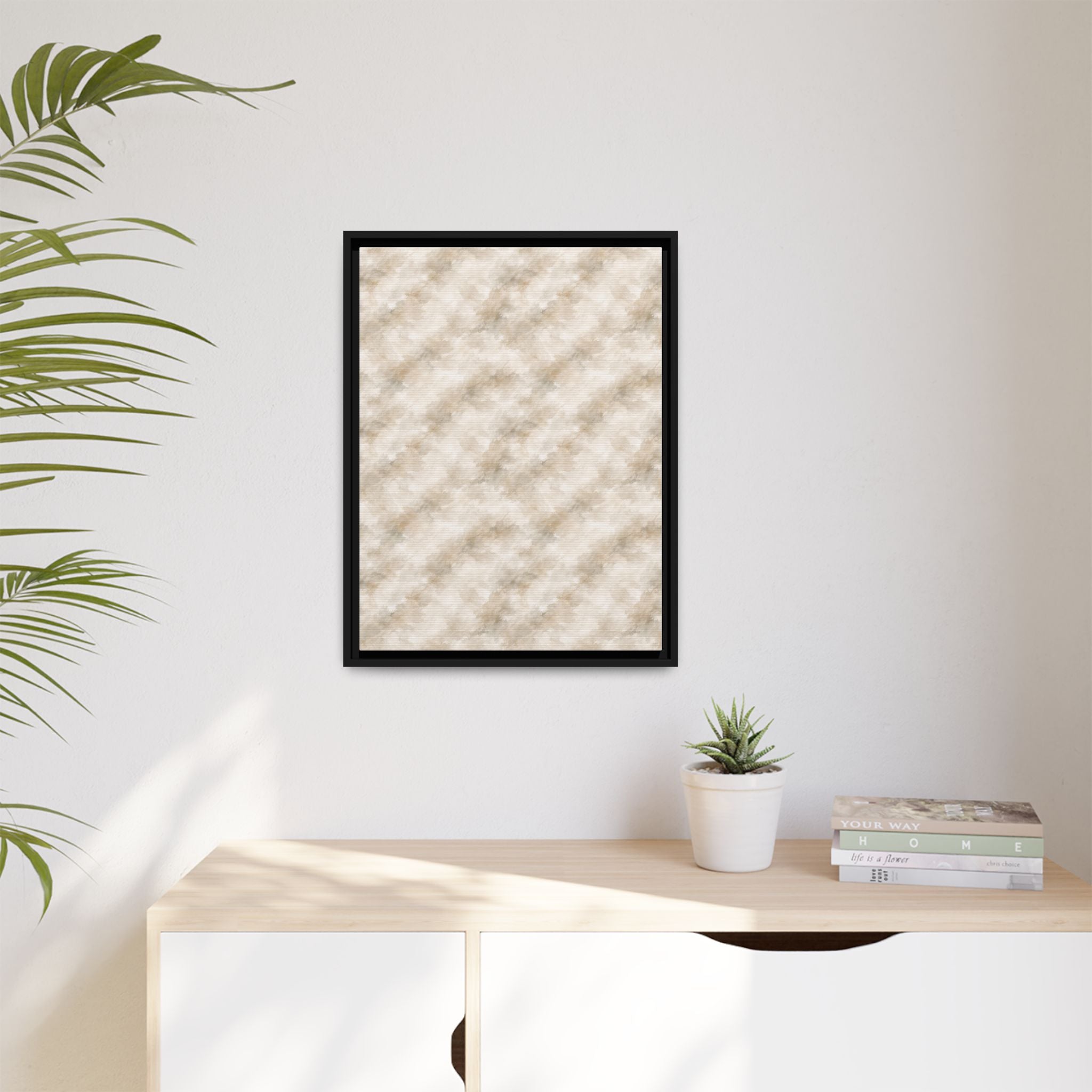 Framed Matte Canvas — Atelier Collection Elegant Wall Art