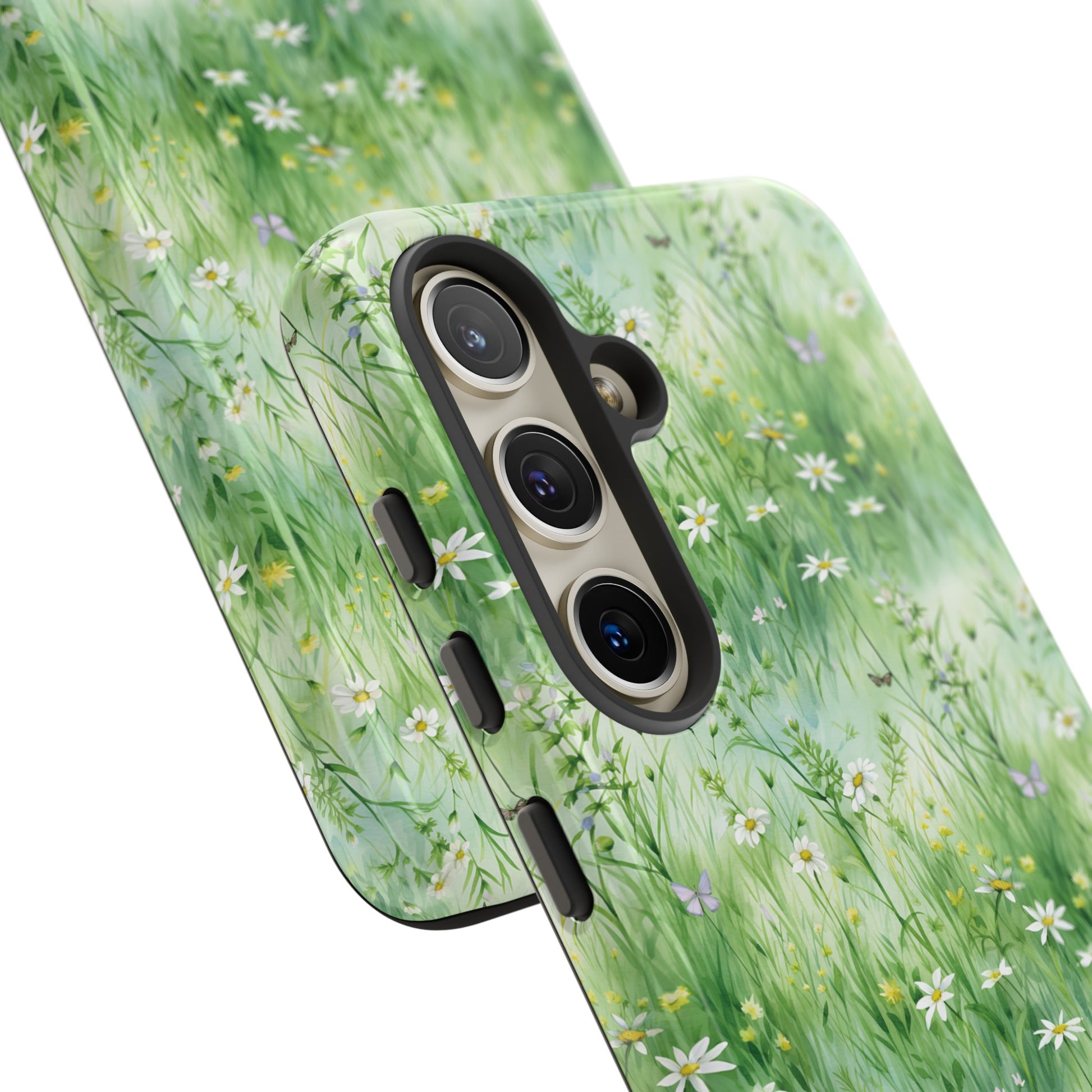 Beautiful Watercolor Grassing Daisy Boho Chic Design Phone Case Protective Cover for All Models Gift for Mom Accessory Gift for Her