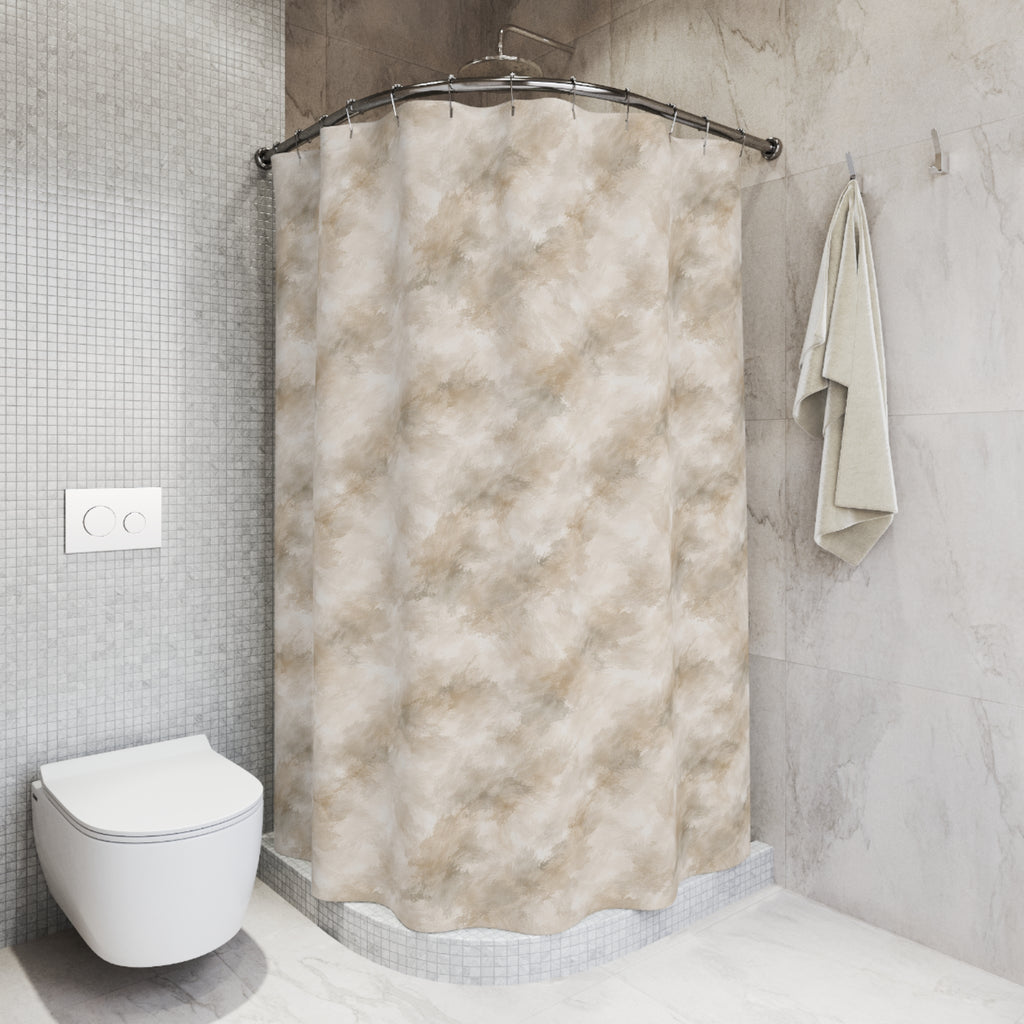 Atelier Collection – Plaster-Inspired Shower Curtain Elegant Housewarming Gift