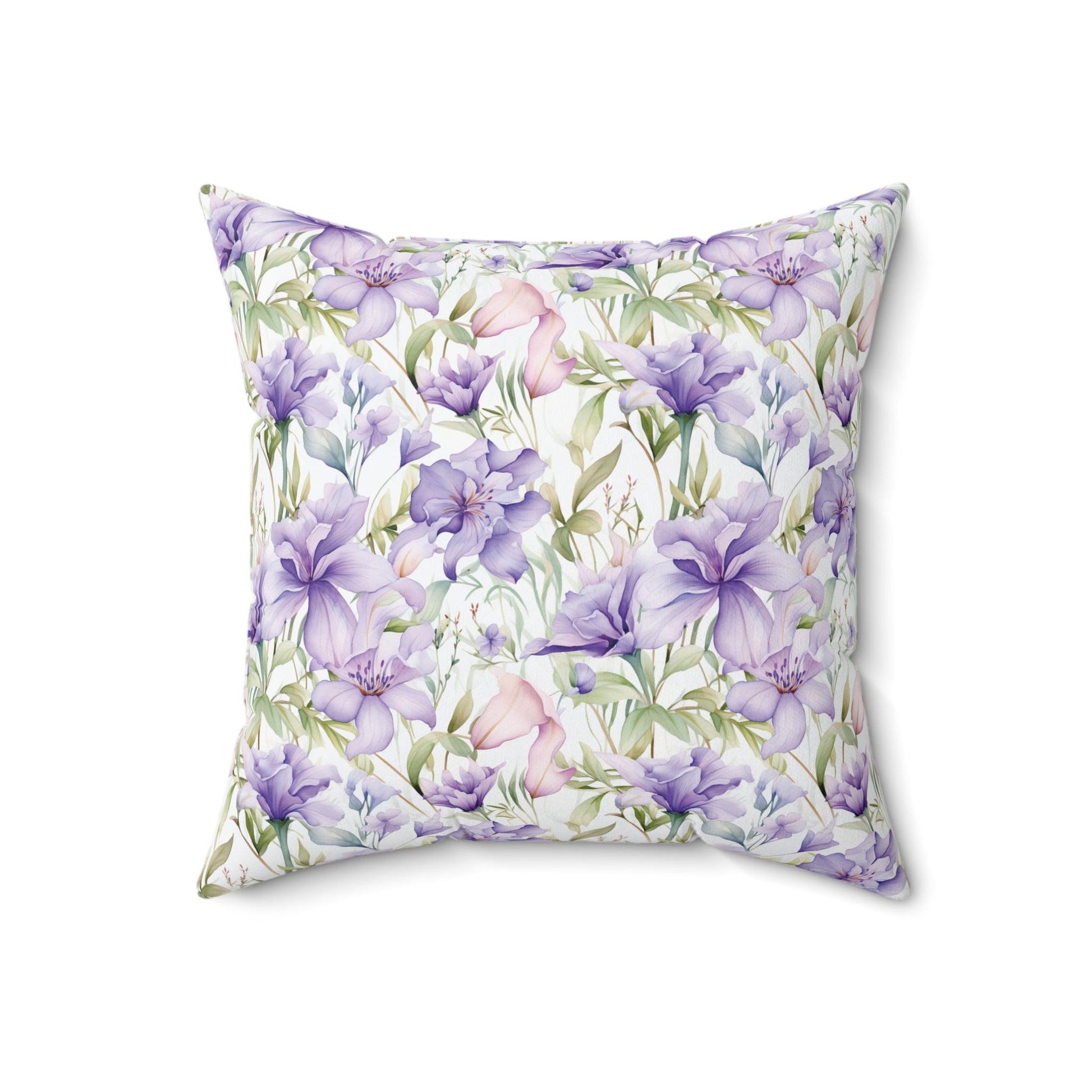 Butterfly and Floral Square Pillow Pet Lover Elegance Charm to Your Décor Stylish Accent Housewarming Gift New House, Bridal Shower Gift - MRSBYVALLE