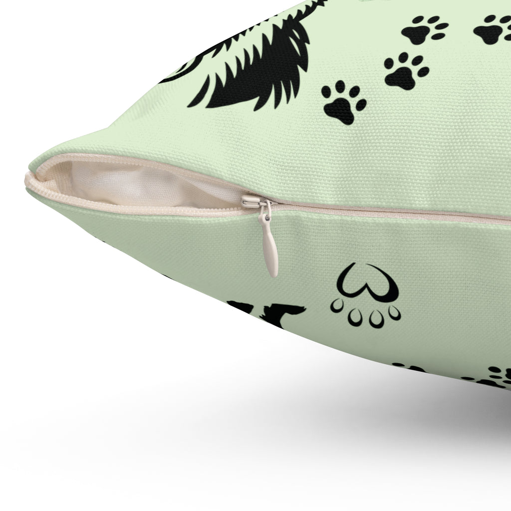 German Shepherd Square Pillow — Decorative Dog Throw Pillow