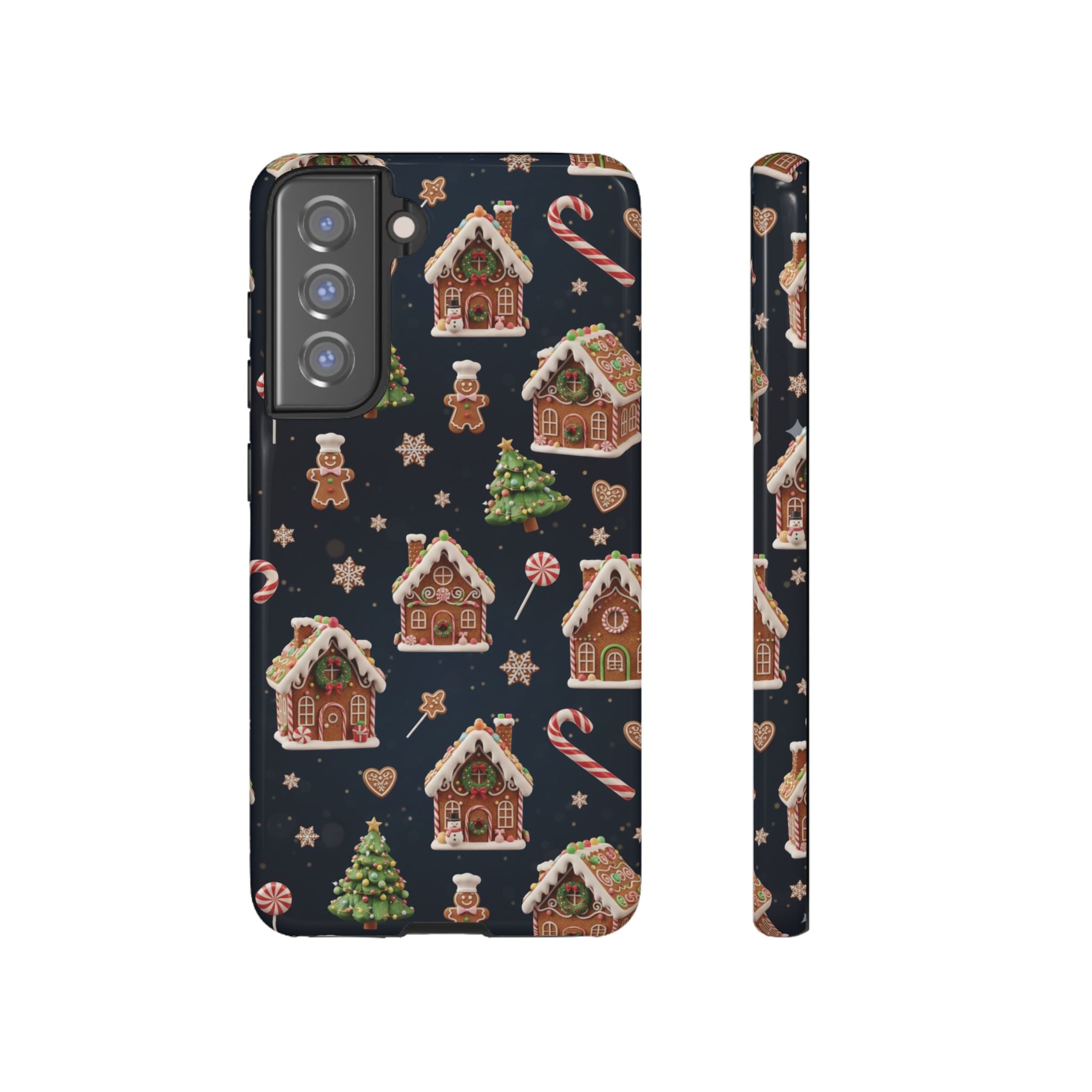 3D Gingerbread House Christmas Phone Case | Premium Holiday Gift Cover for iPhone 17, iPhone, and Samsung Galaxy Gift for Her or Him
