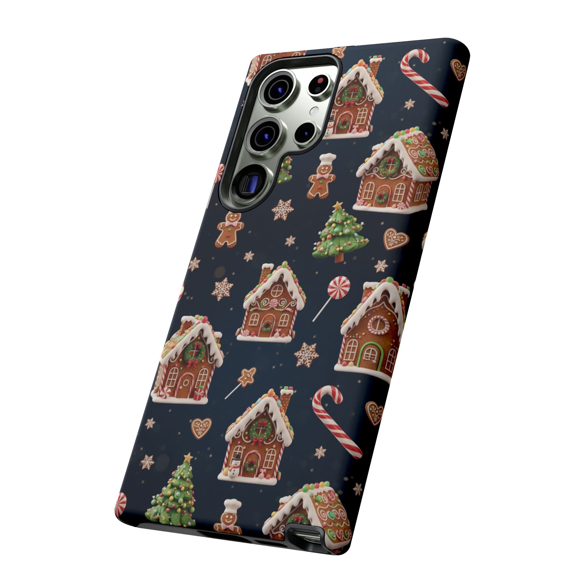 3D Gingerbread House Christmas Phone Case | Premium Holiday Gift Cover for iPhone 17, iPhone, and Samsung Galaxy Gift for Her or Him