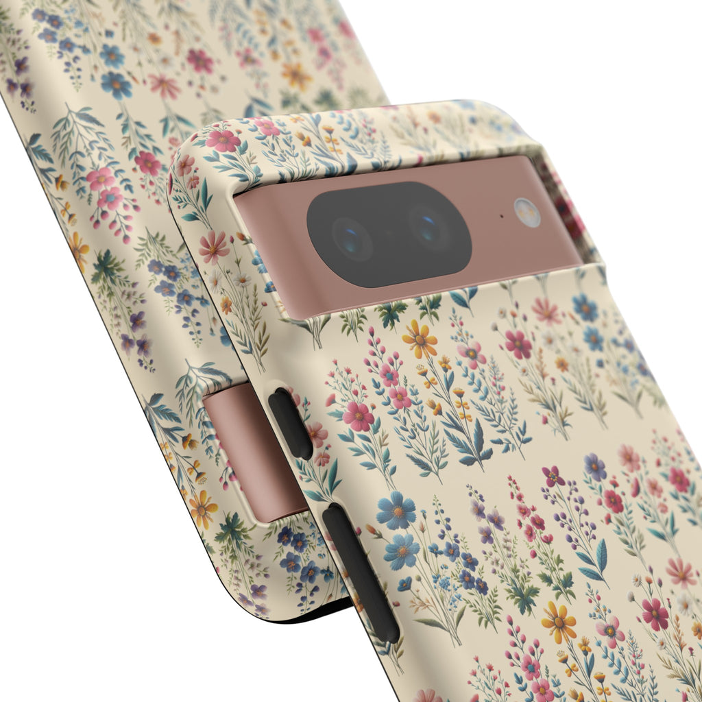 Best Beautiful Wildflower Phone Case Floral Design for iPhone, Galaxy, and Google Durable Protection Gift for Her Case iPhone 15, Samsung iPhone Gift for Her