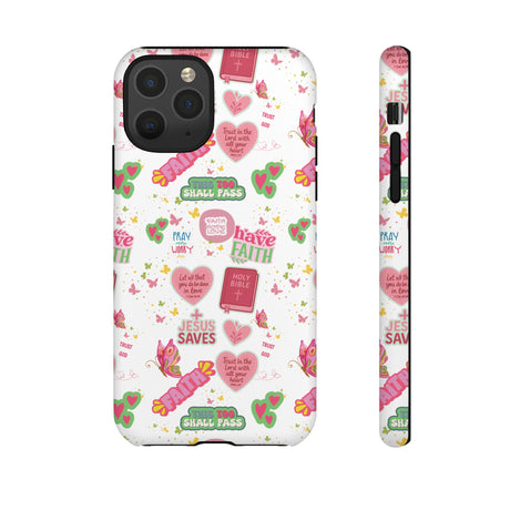 Carry Your Faith Everywhere | Christian Tough Phone Case with Bible Verse or Affirmation | Protective, Inspirational Gift for Christians