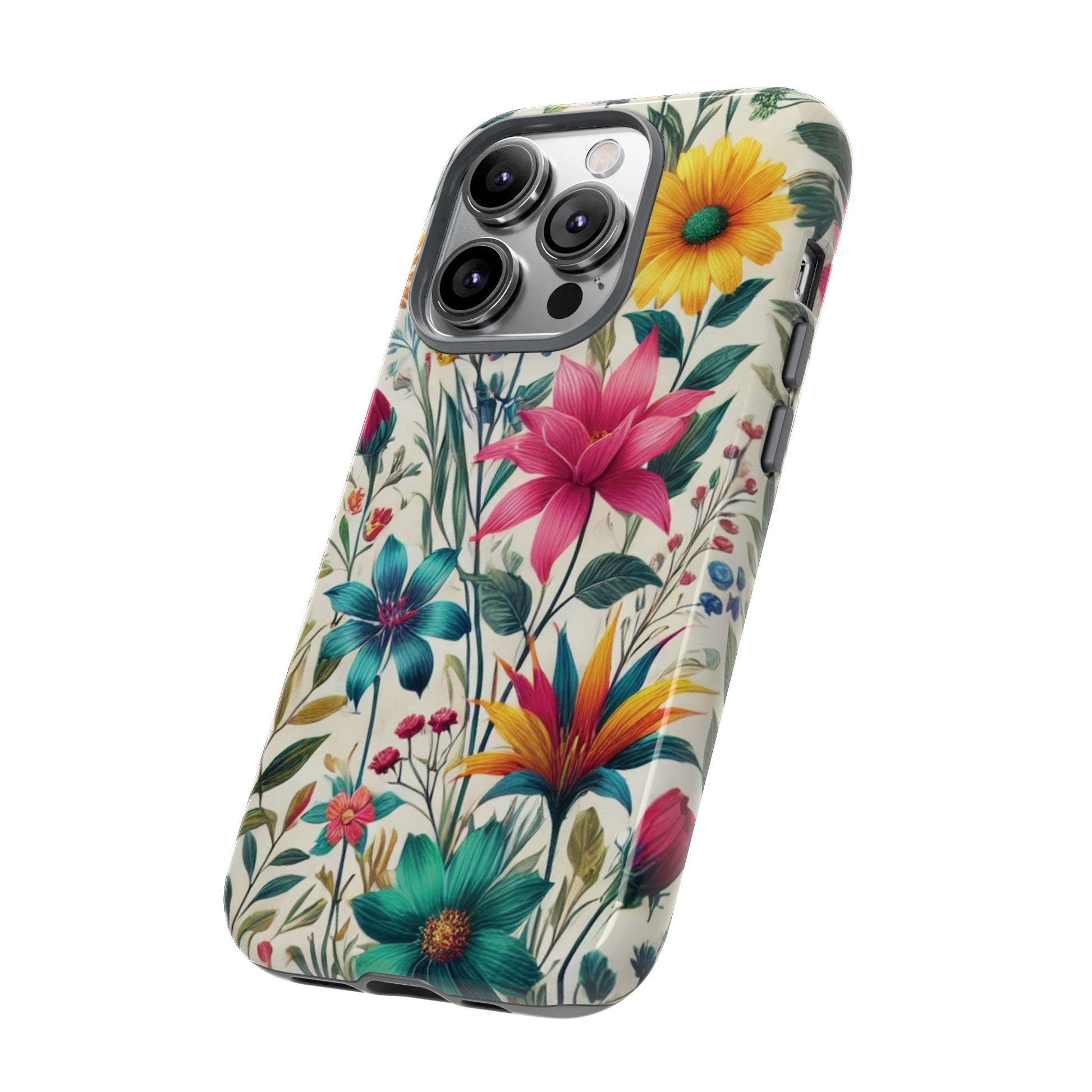 Wildflowers Boho Chic Design Phone Case - Stylish, Protective Cover for All Models Gift for Mom Accessory Gift for Her