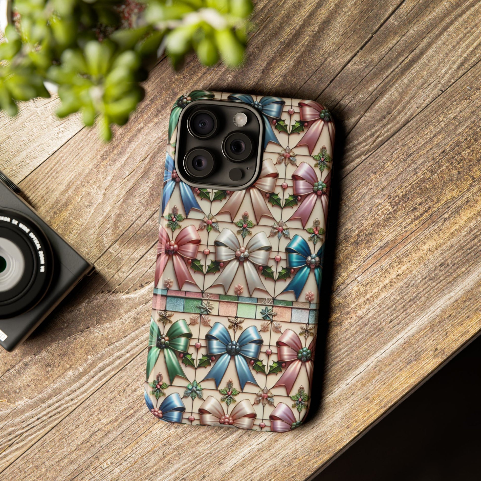 Coquette Bows Pastel Phone Case for iPhone 17 ,  15 14 13 12  21 23 Samsung, and Pixel | Stylish Protective Cover Gift for Her Perfect for Floral Lover