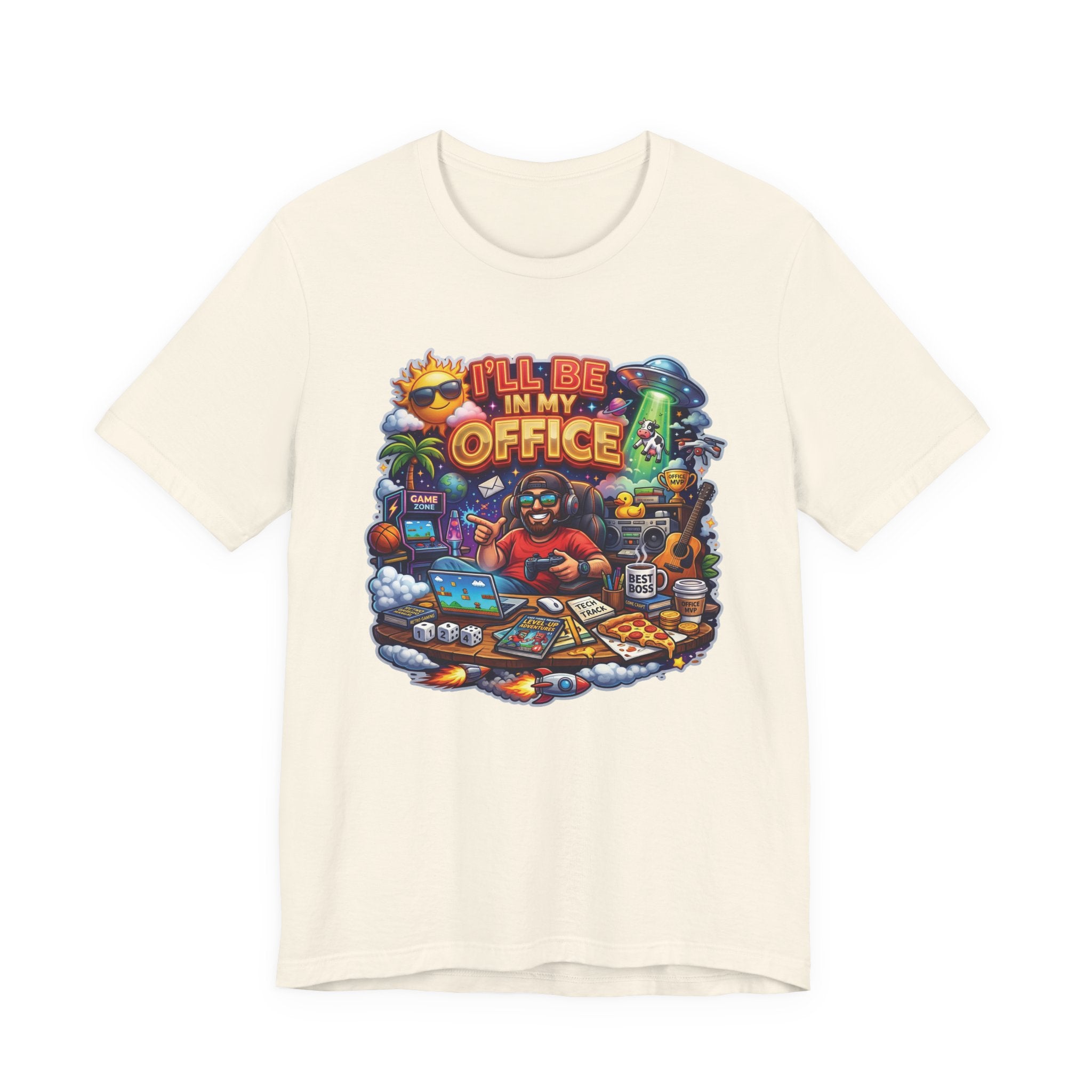 T-shirt « Je serai de retour au bureau » — T-shirt amusant pour le retour au travail, parfait pour votre mari ou votre père