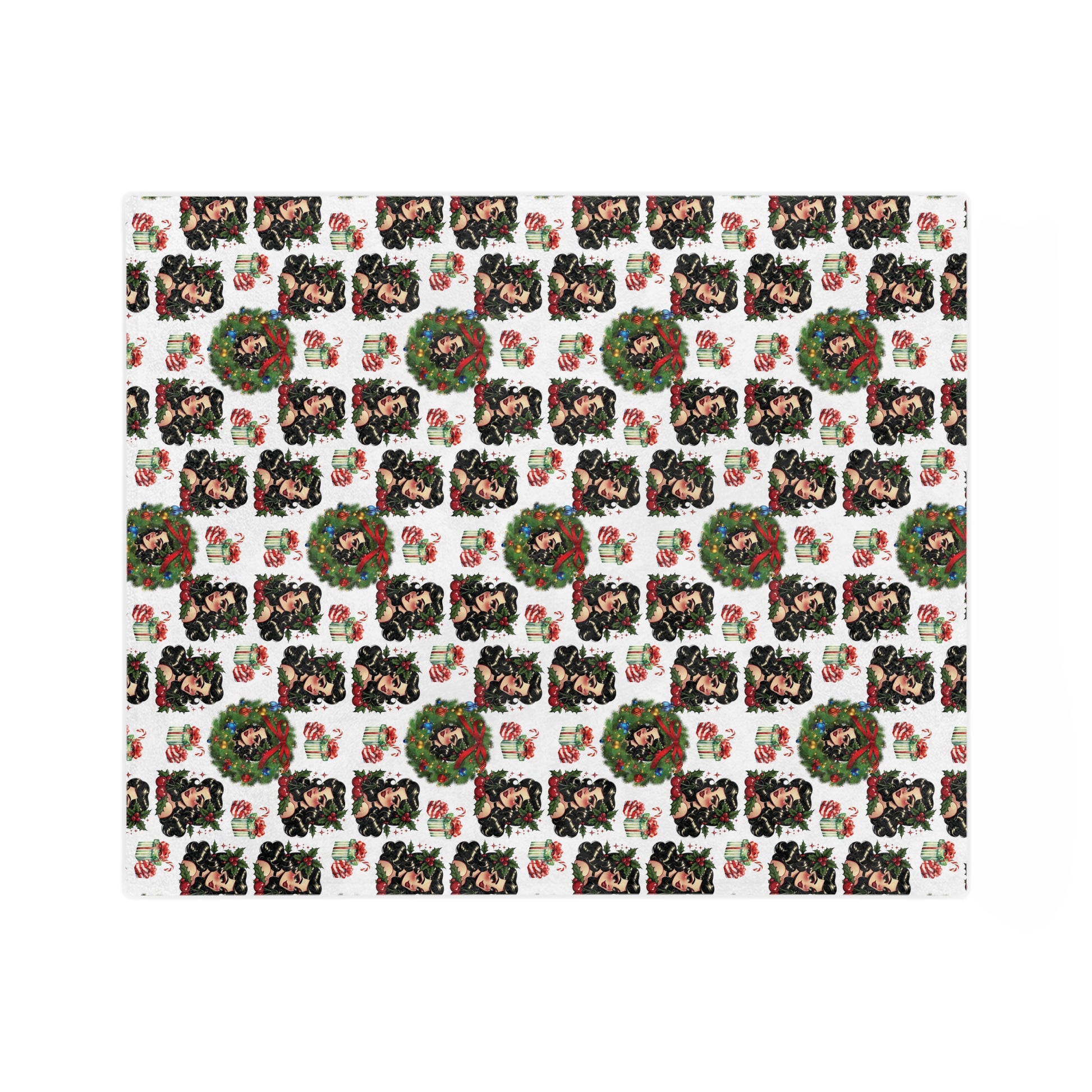 Retro 50s Women Minky Blanket Throw Ultra-Soft Minky Blanket Cozy Comfort Blanket Elegant Home Decor Plush Microfiber for Maximum Comfort Blanket, Perfect for Snuggling Decor, Cozy All-Season Warmth, Housewarming Gift Throw - MRSBYVALLE