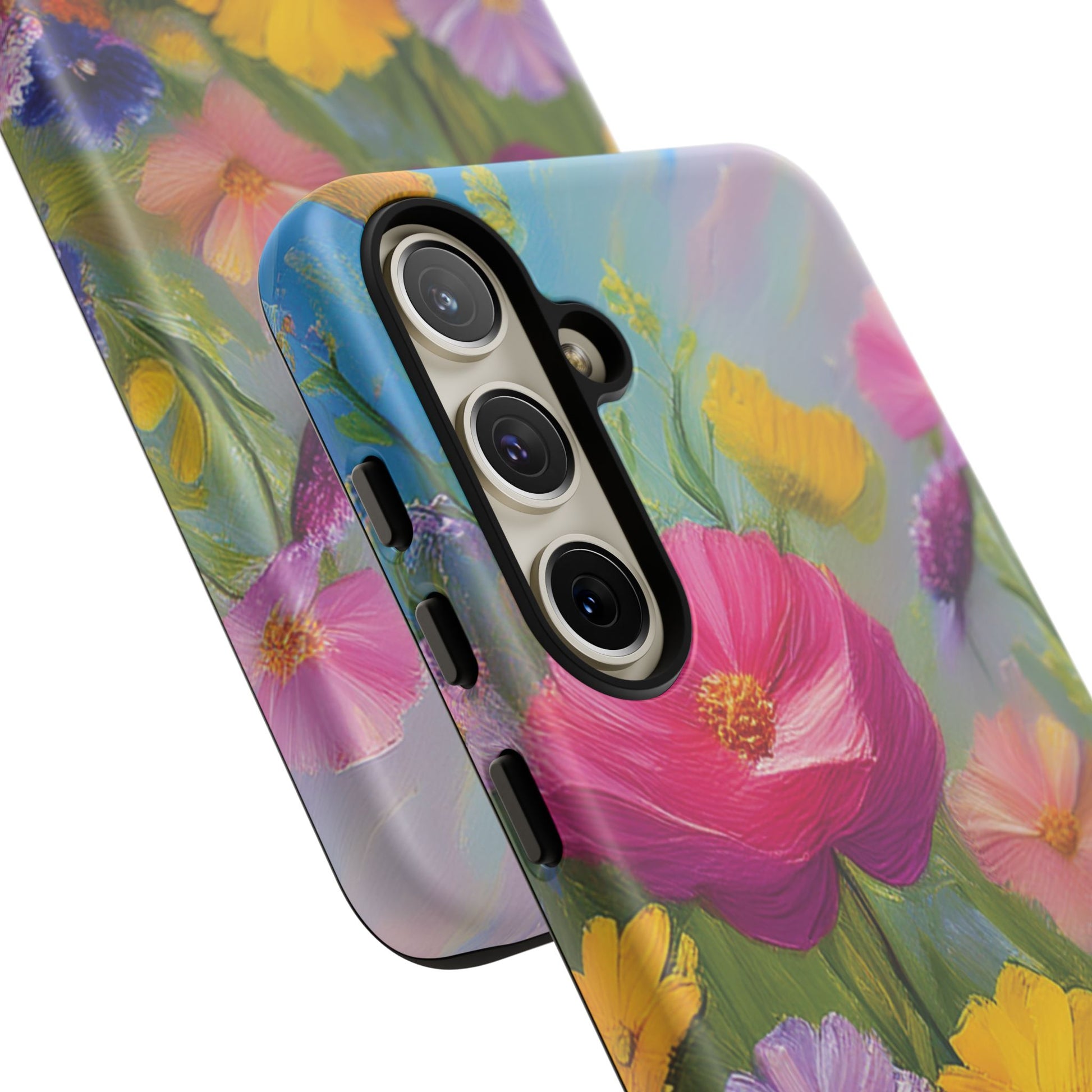 Vibrant Wildflower Painting Phone Case Hand-Painted Floral Art Design | Bright Nature-Inspired Cover | Perfect Gift for Flower Lovers iPhone & Galaxy