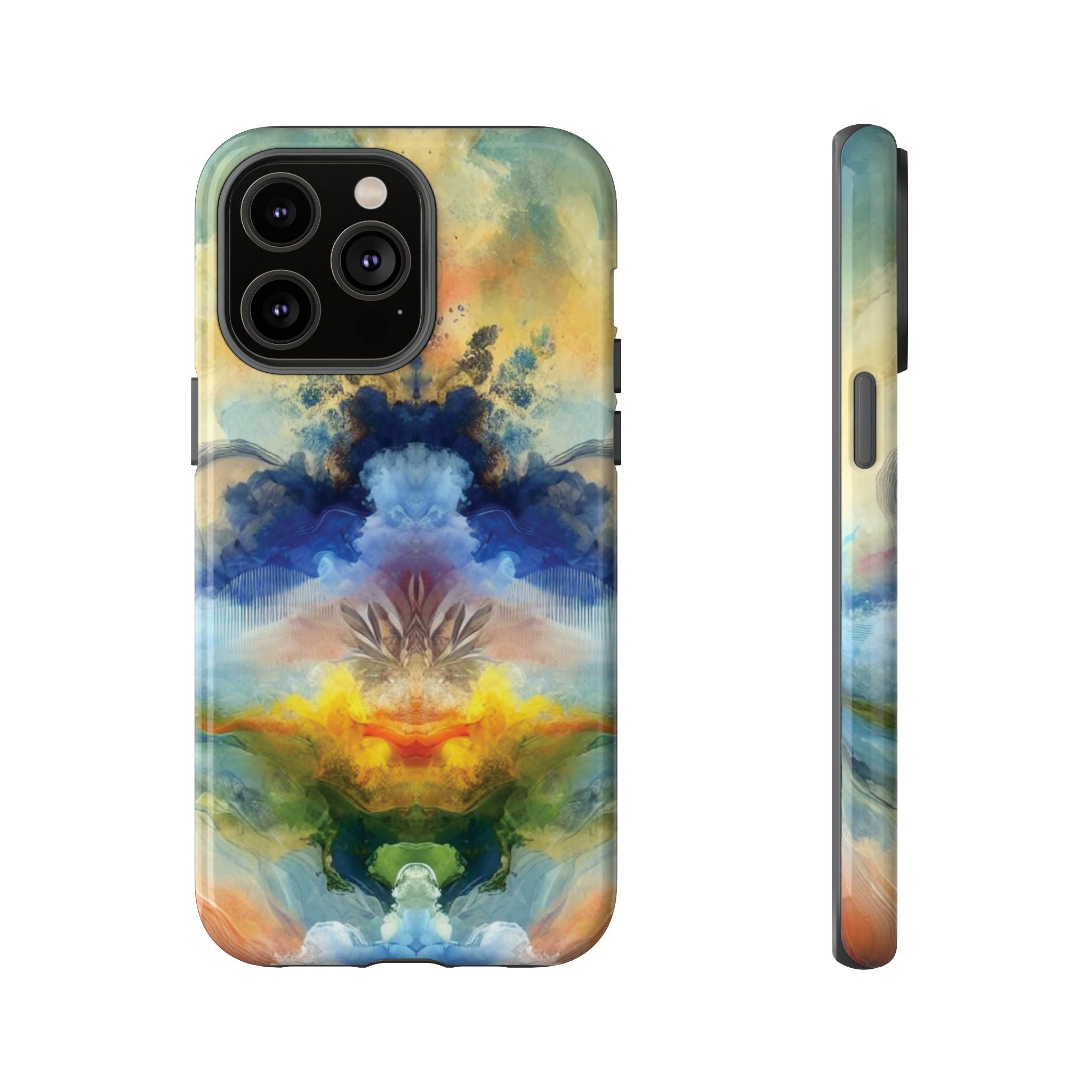 Modern Watercolor Abstract Phone Case Compatible with iPhone, Samsung & More - Stylish, Durable Protection with Vibrant Artistic Design Perfect Gift for Her