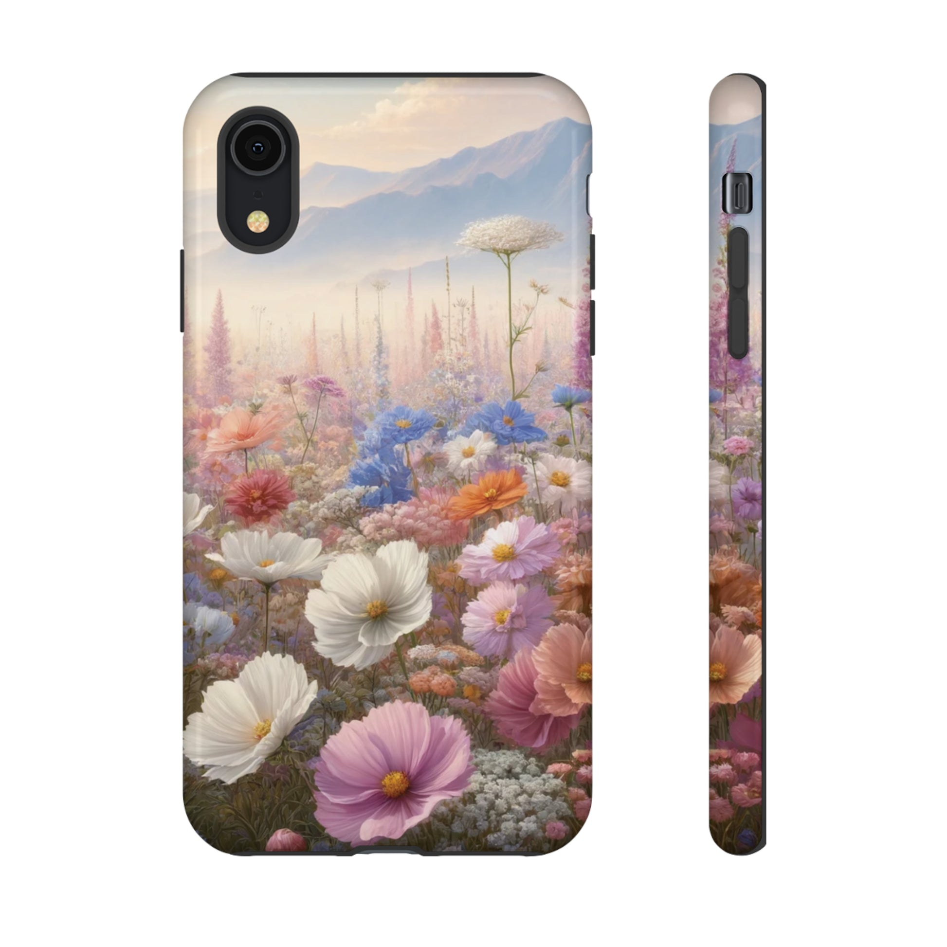 Phone Case Floral Boho Luxury Tough Case Floral Elegant Durable Stylish for Modern Devices iPhone 15, Samsung iPhone Samsung Accessory Gift for Her.