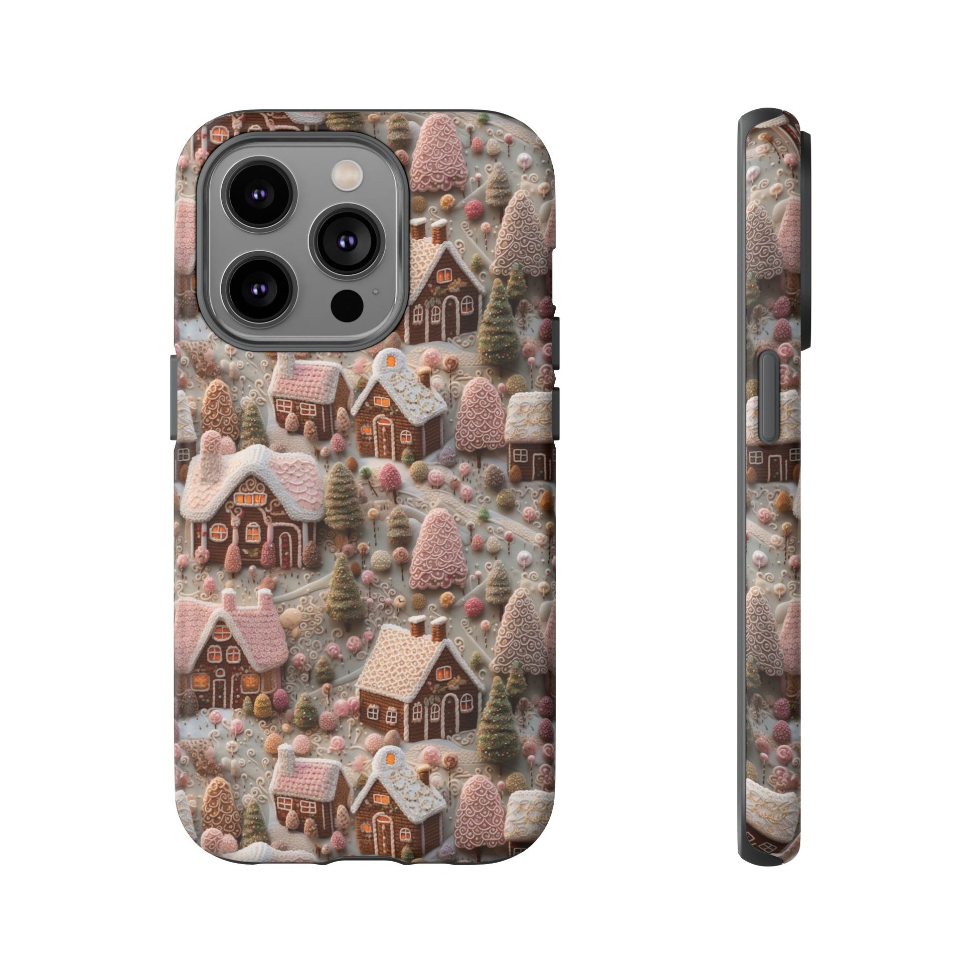Gingerbread House 3D Phone Case Durable for iPhone Samsung Gift iPhone 15, 14, 13 Samsung Pixel Gift for Mom Accessory Gift for Her