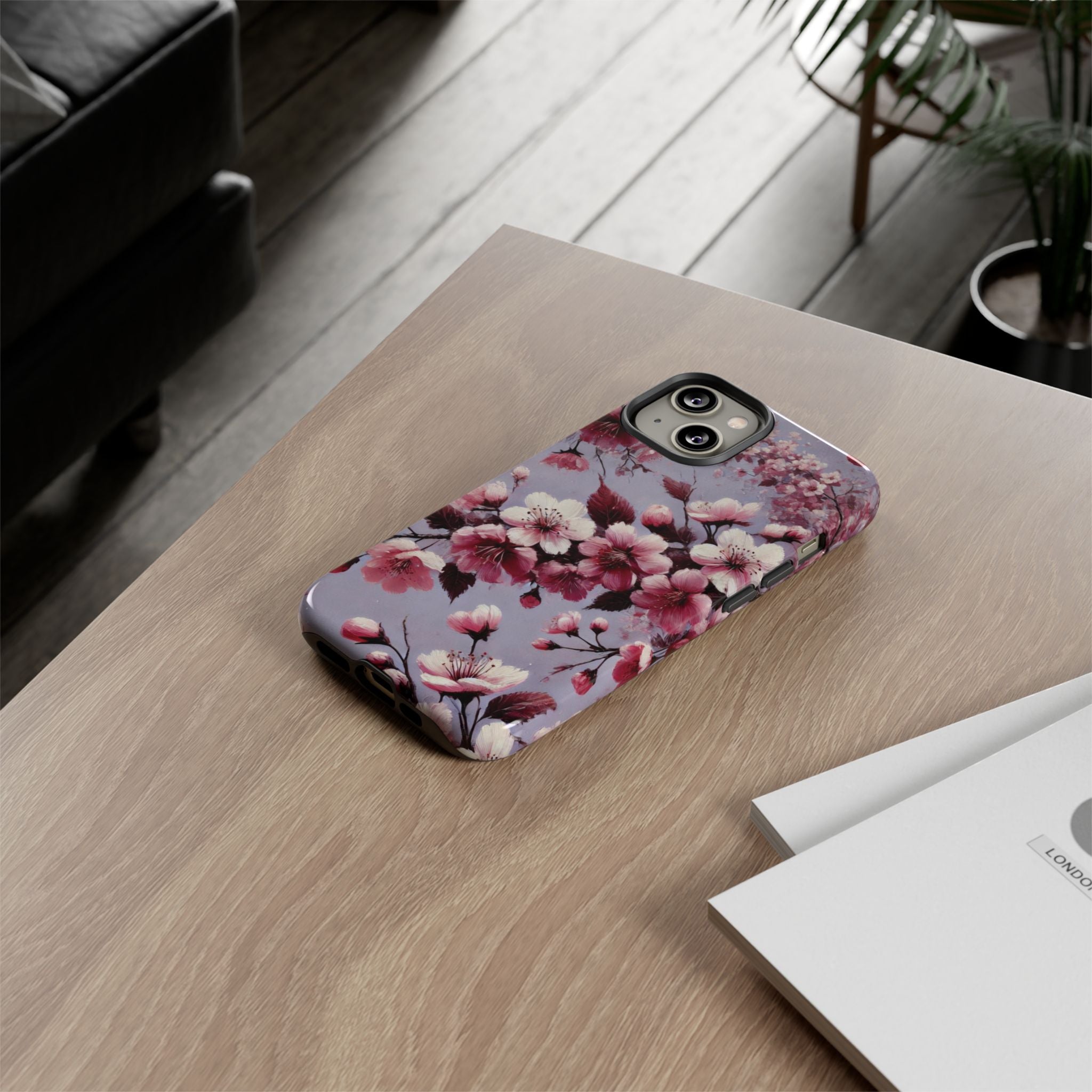 Lavender Floral Phone Case | Fall-Inspired Protective Cover for iPhone, Samsung & Pixel – Perfect Gift for Her