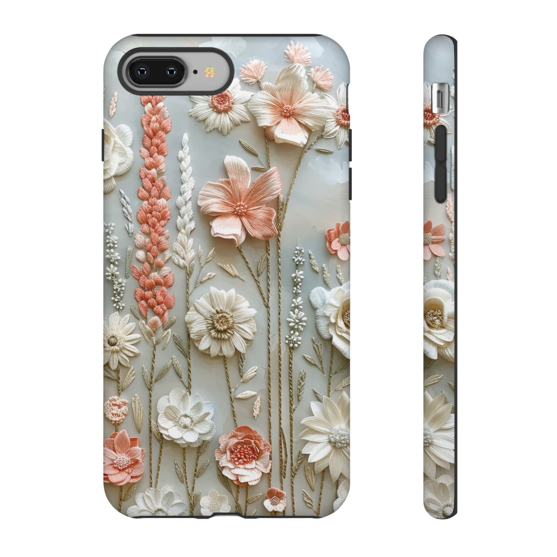 Pastel Wildflowers Protective Phone Case Gift for Her Phone 15, Samsung iPhone Samsung Gift for Her Case iPhone 15, Samsung iPhone Samsung Accessory Gift for Her