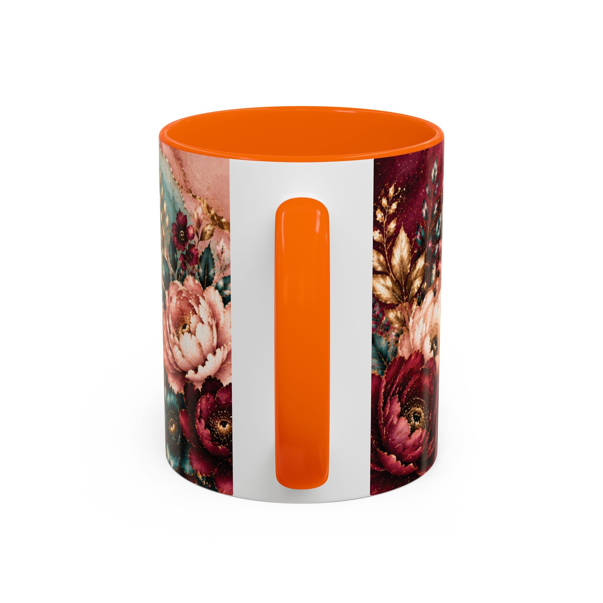 Personalized Name Mug for Women, Inspirational Color Handle Coffee Mug, 11 oz or 15 oz Gift for Her