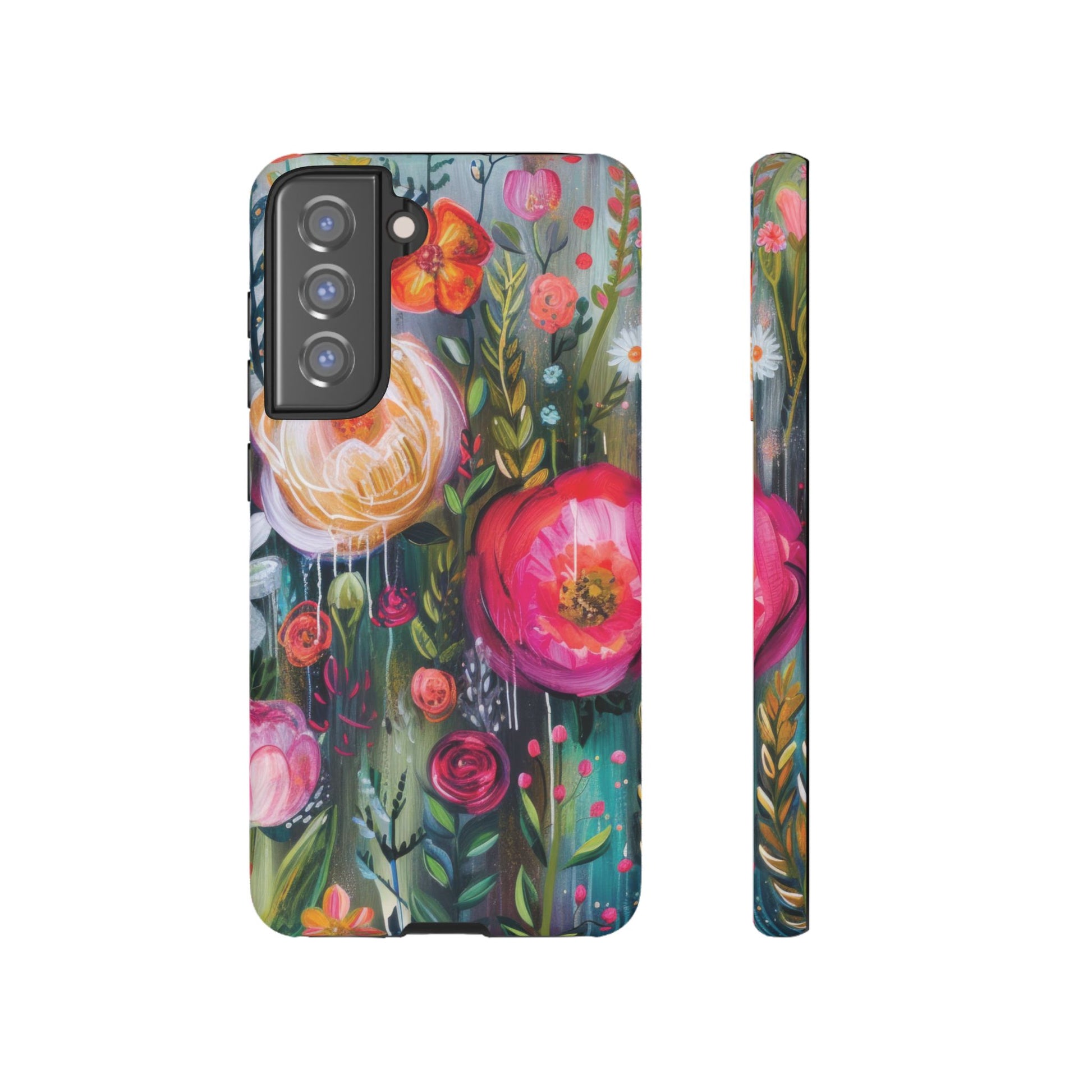Watercolor Boho Floral Phone Case for iPhone 17 case Samsung, and Pixel | Stylish Protective Cover Gift for Her Perfect for Floral Lover