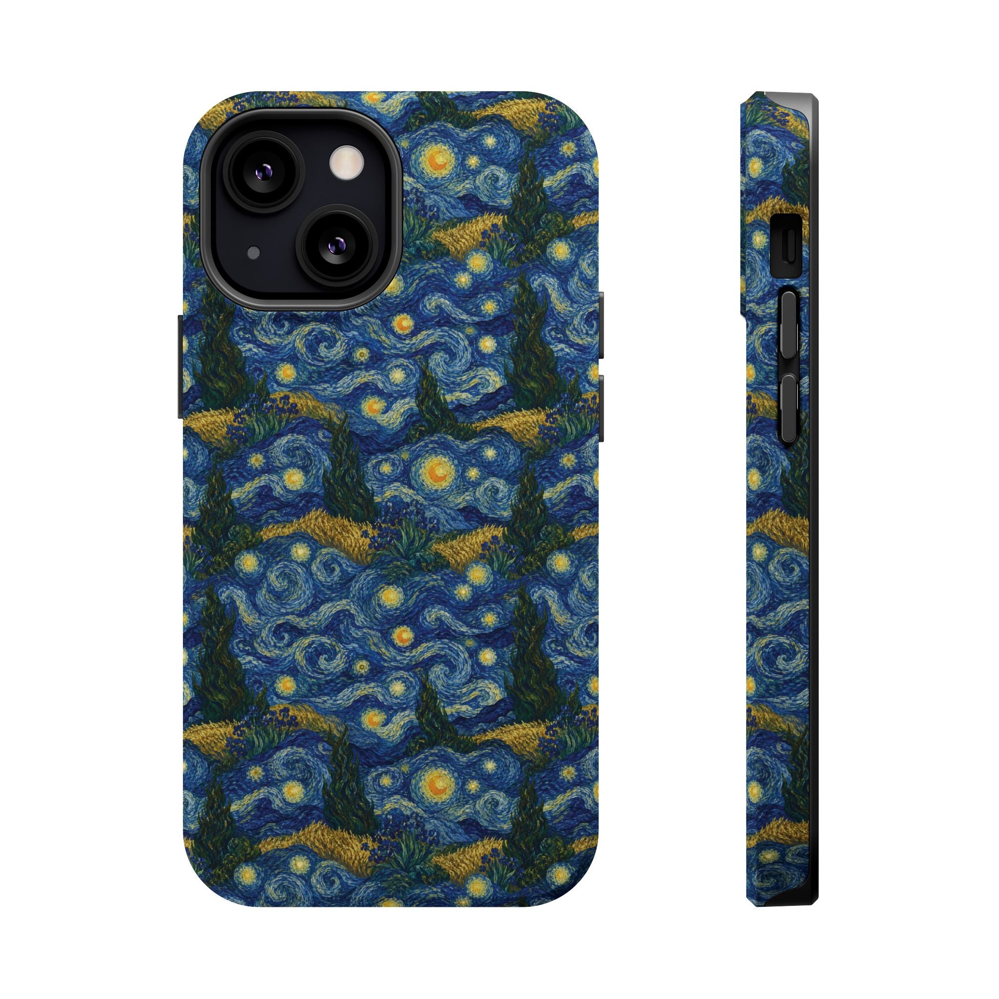 Coque de téléphone magnétique Van Gogh Illusion — Design élégant, résistant aux chocs, pour les amateurs d'art